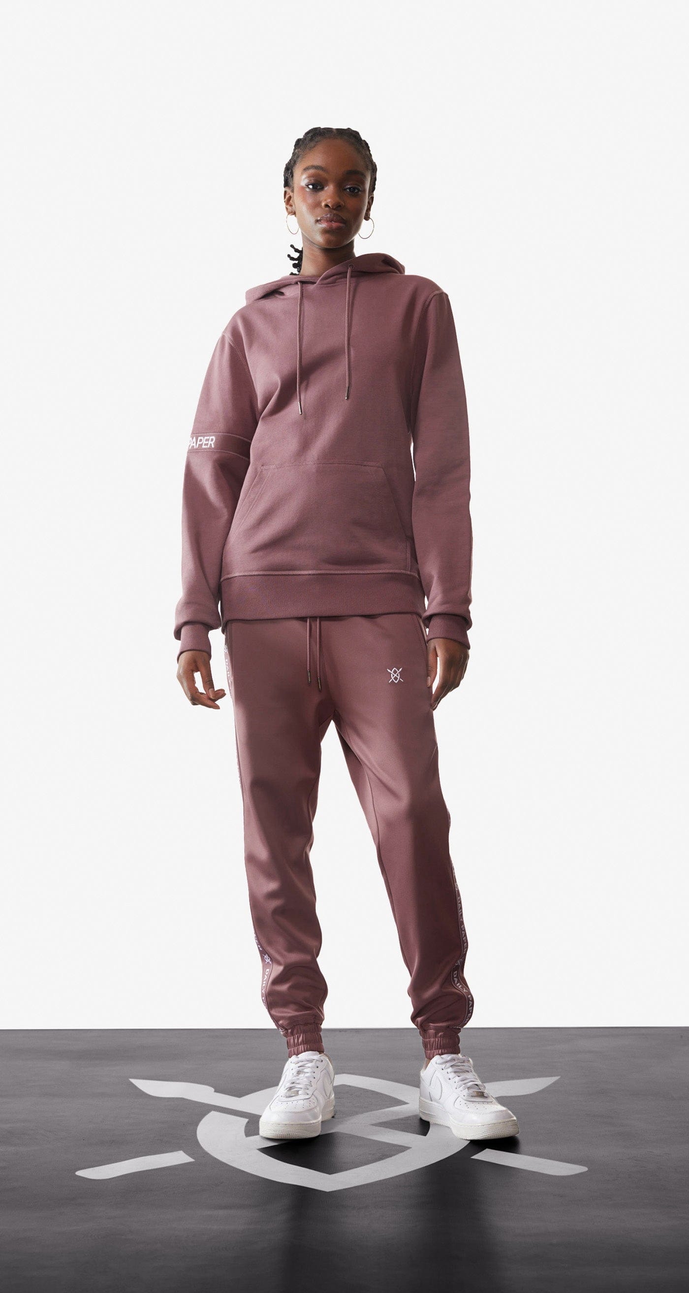 Logo Rose Brown Tonal Etape Logo Trackpants