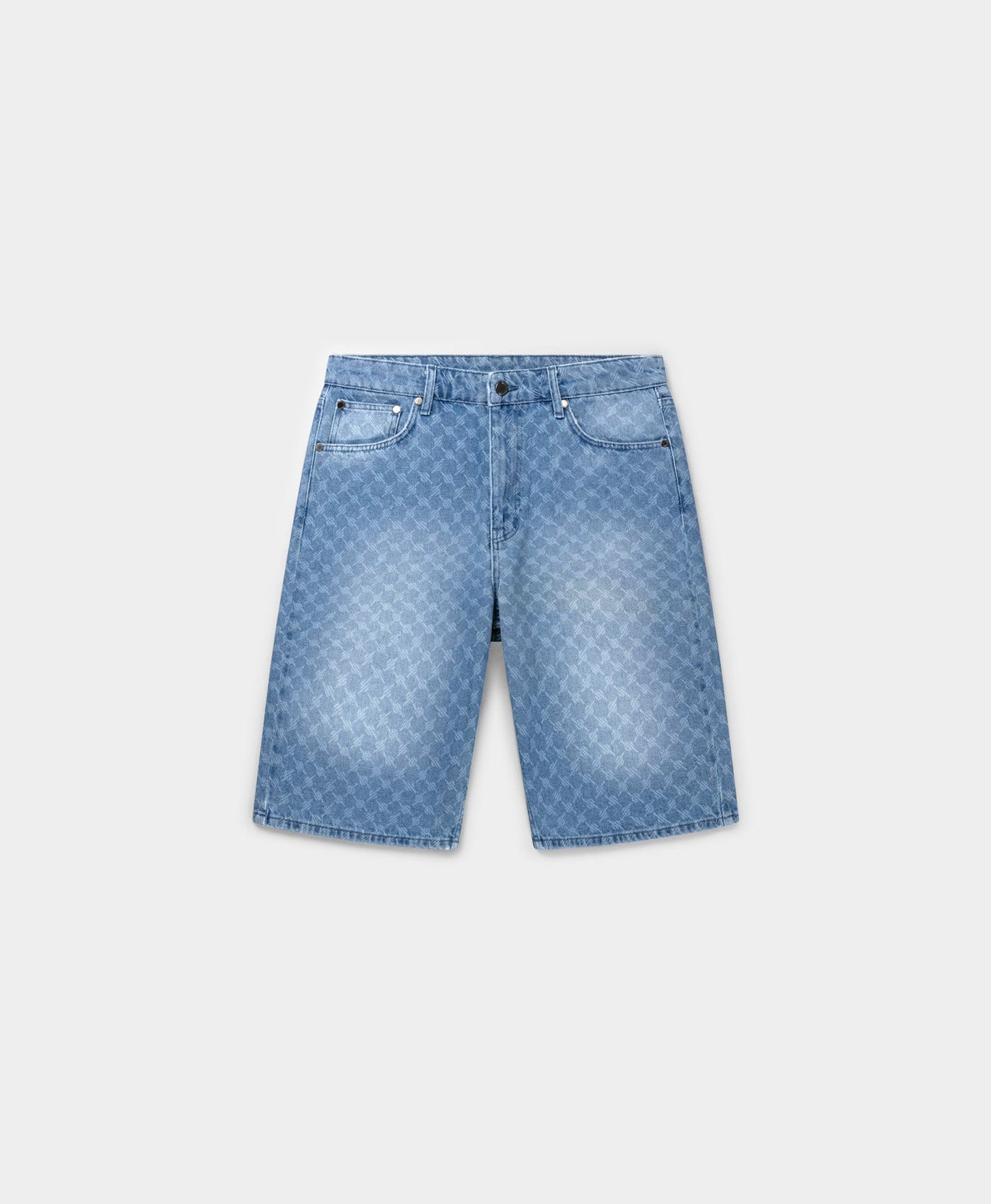Monogram Blue Monogram Denim Shorts