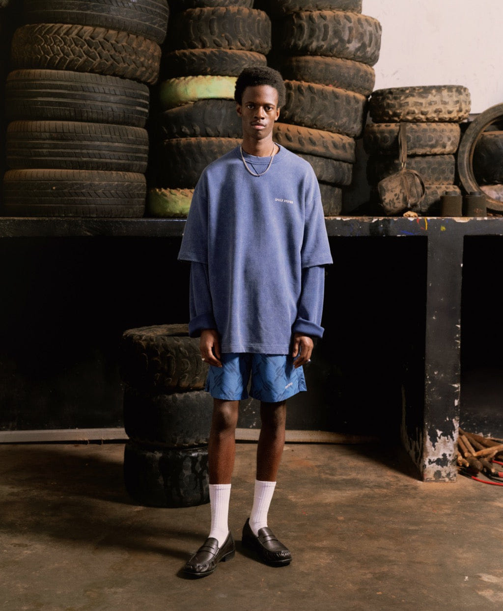 Blue Big Dipper Blue Layered LS T - Shirt