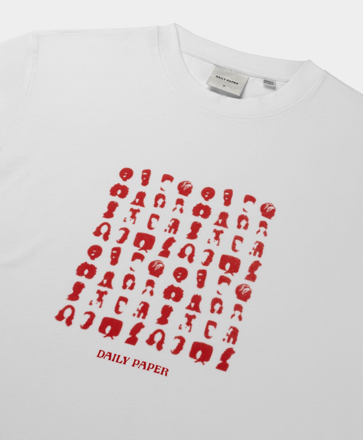 White Hair Grid T - Shirt