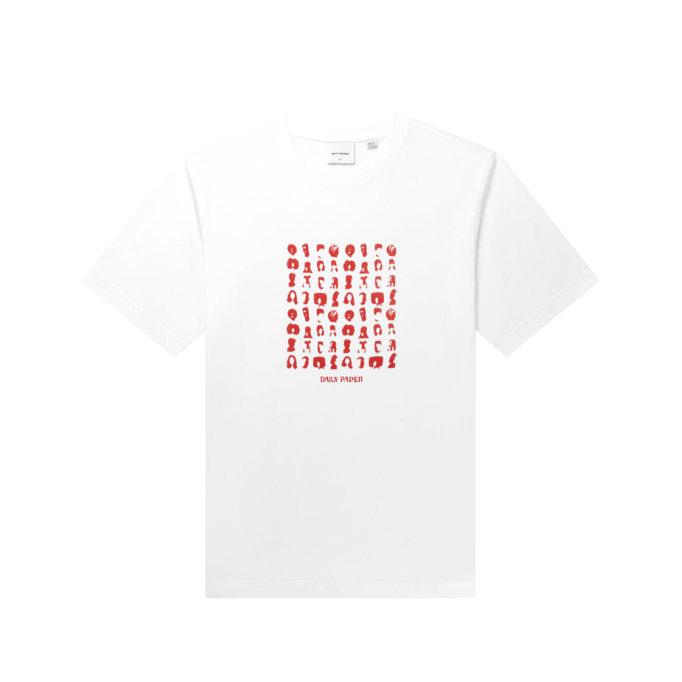 White Hair Grid T - Shirt