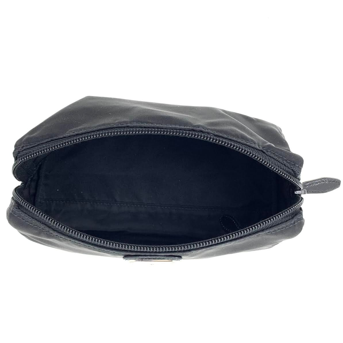 From Runway With Love Prada Nylon Cosmetic Case in Black