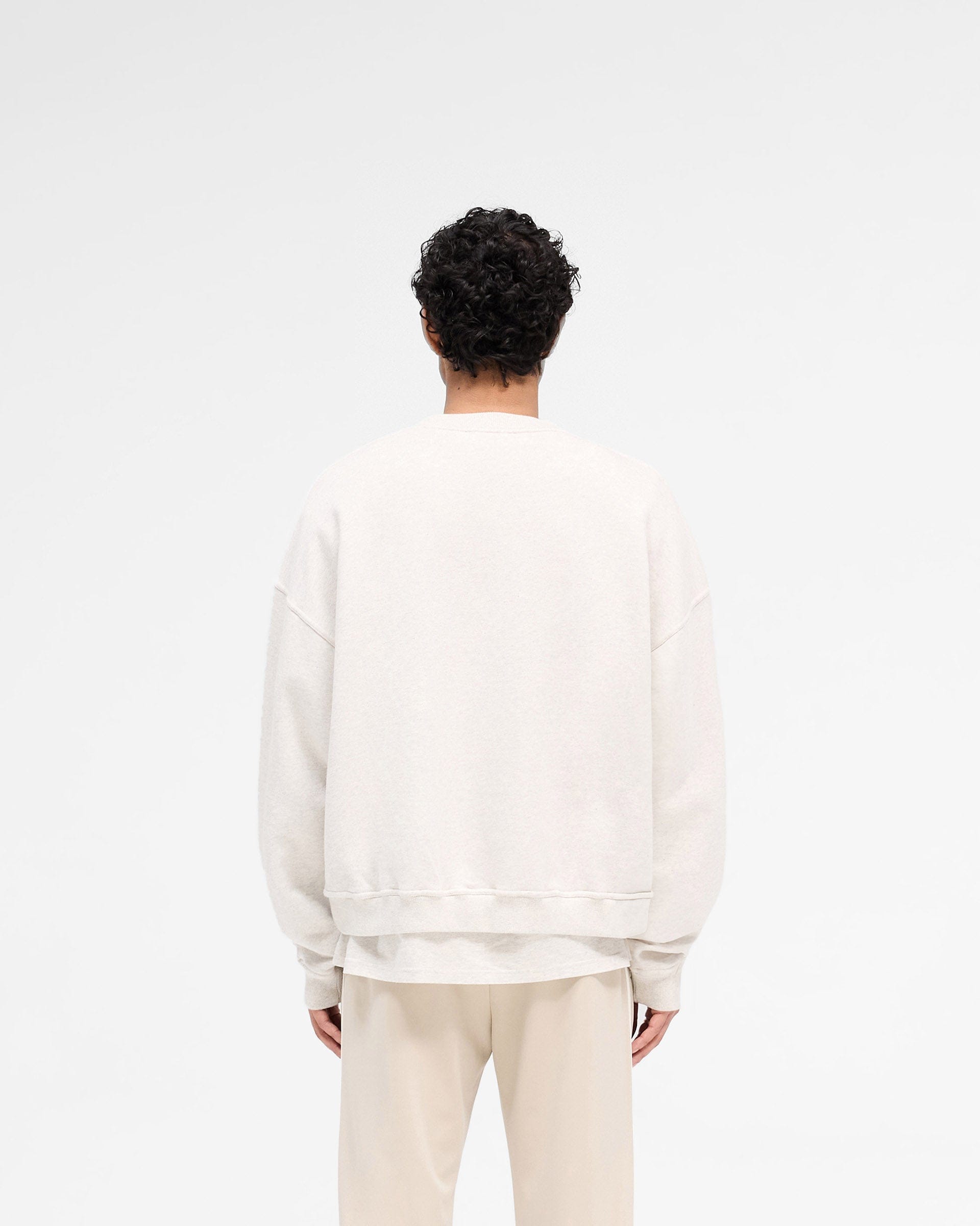 SS25 Rep Applique Sweater - Cream Marl