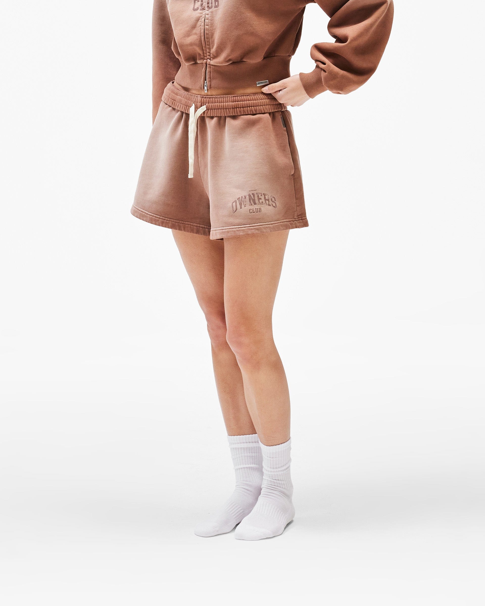 Womens Owners Club Represent Owners Club Jersey Short - Sienna