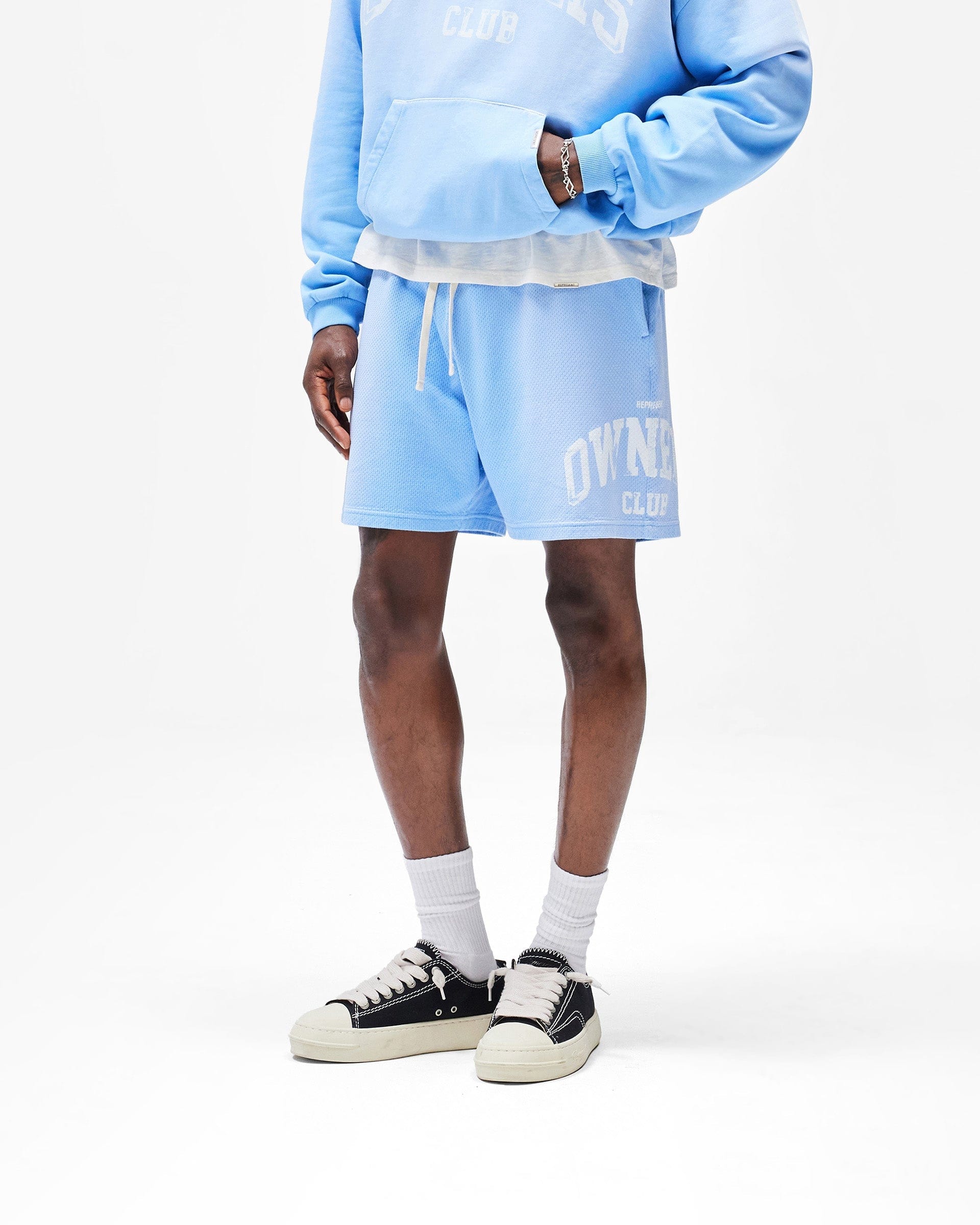 Owners Club Represent Owners Club Mesh Short - Sky Blue