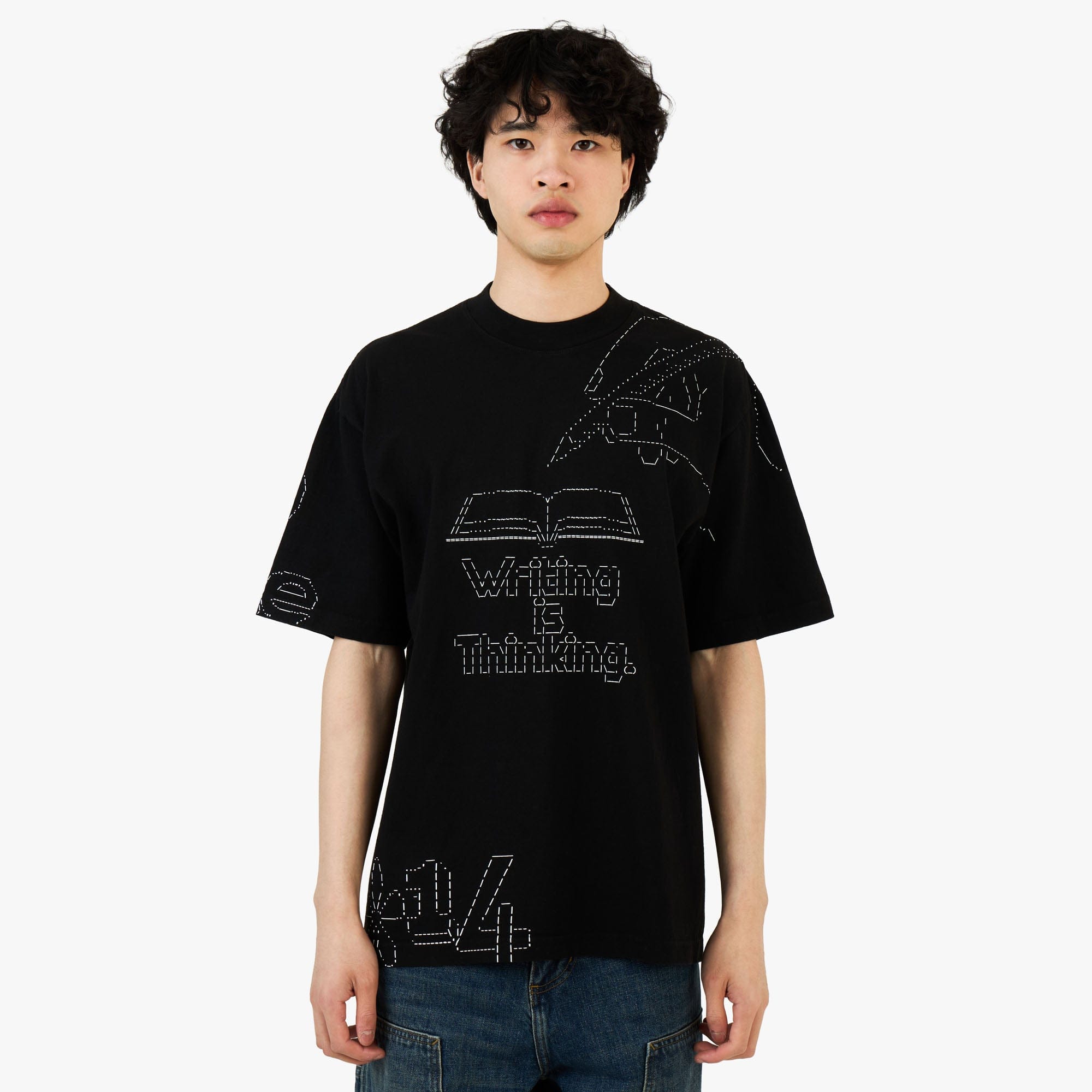 b.Eautiful Writing T - Shirt / Black