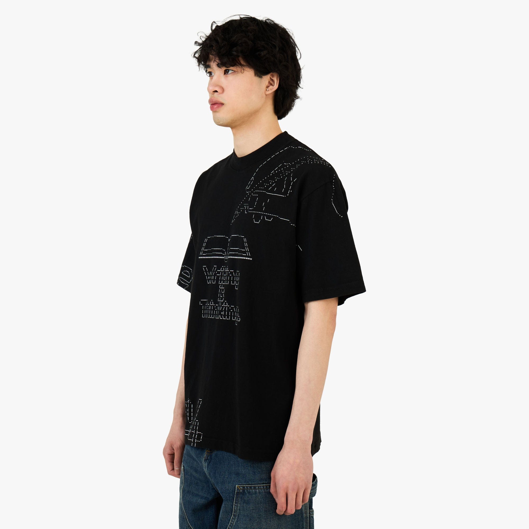b.Eautiful Writing T - Shirt / Black