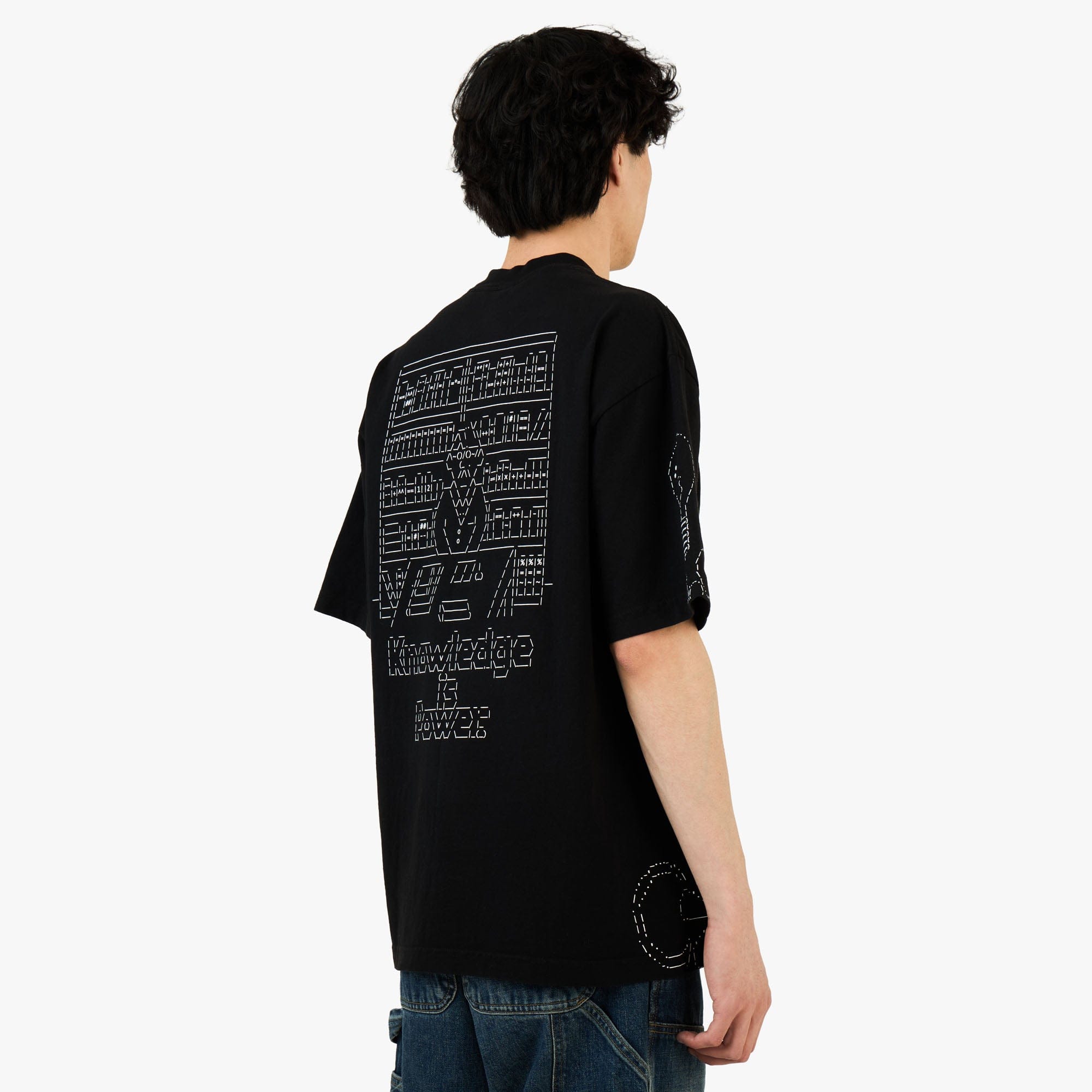 b.Eautiful Writing T - Shirt / Black