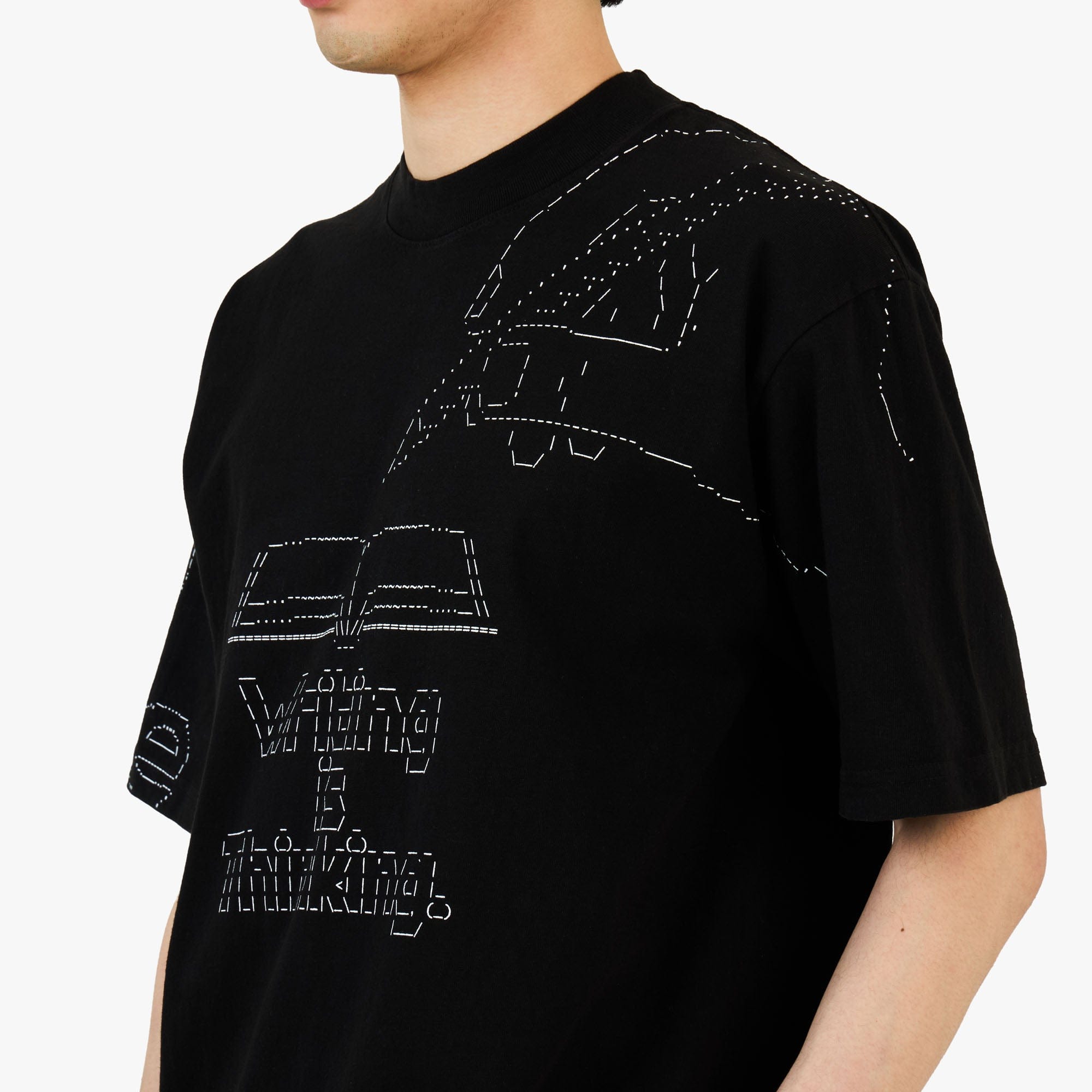 b.Eautiful Writing T - Shirt / Black