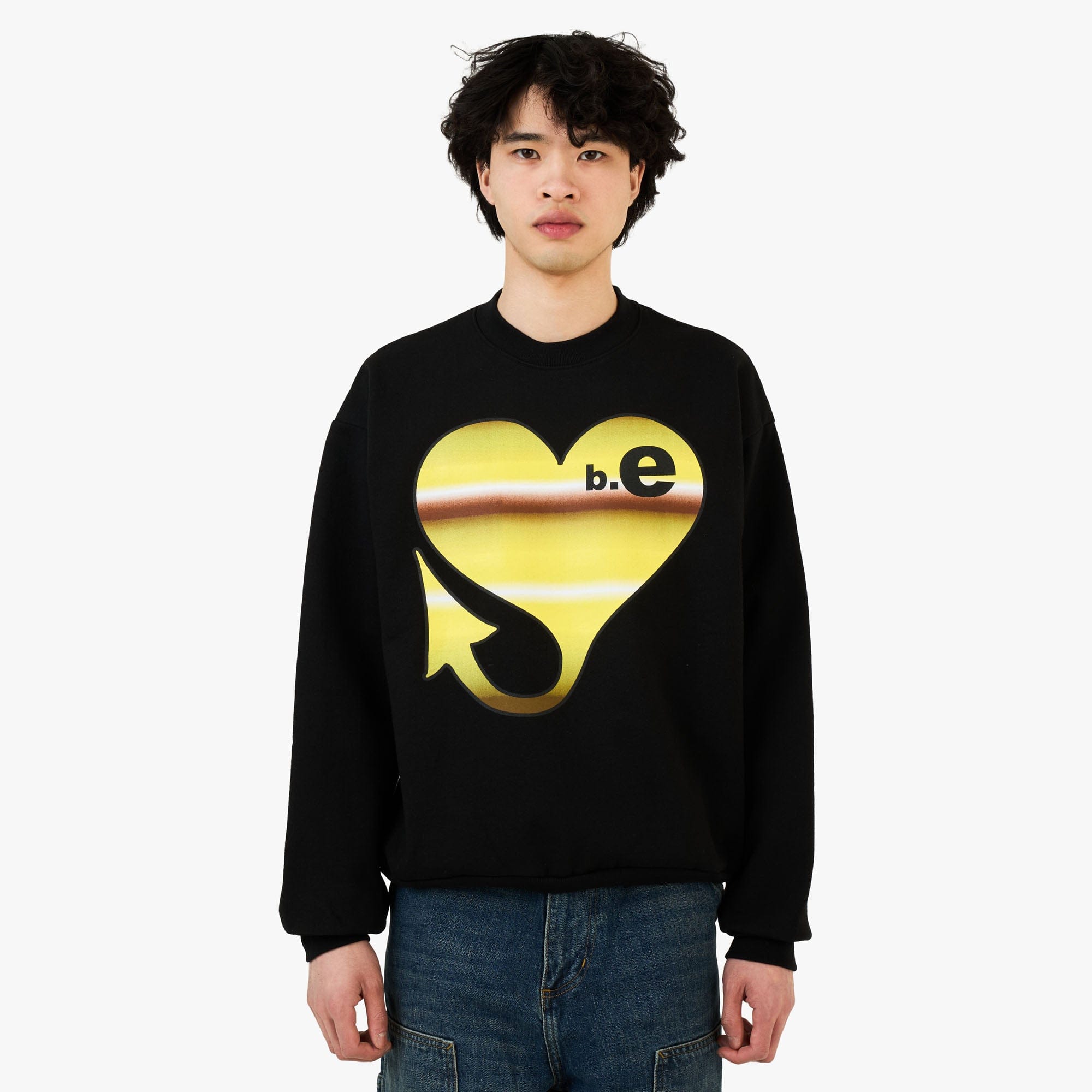 b.Eautiful x Sara Yukiko b.e Bad Sweatshirt / Black