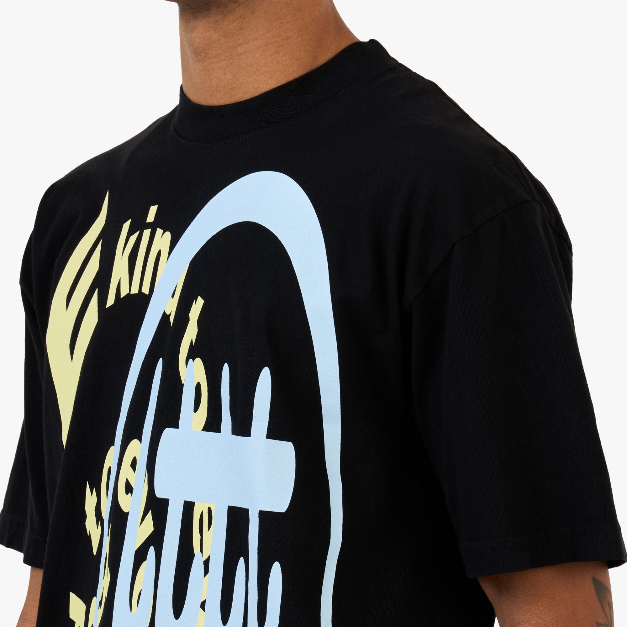 b.Eautiful x LTTT Logos T - Shirt / Black