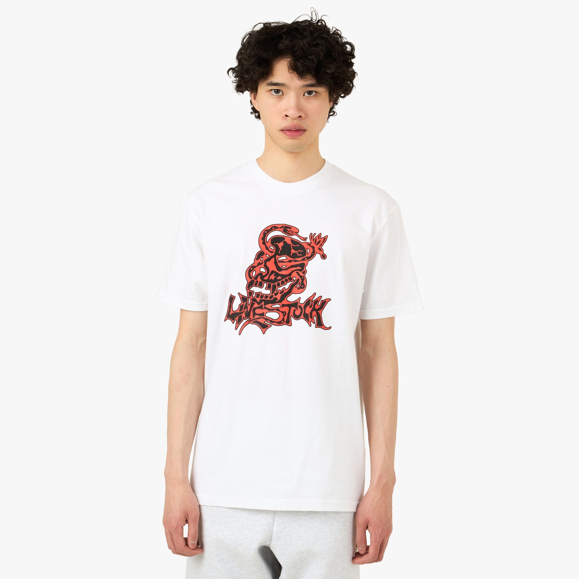 Livestock Artist Series Matt Gazzola T - Shirt White / Red