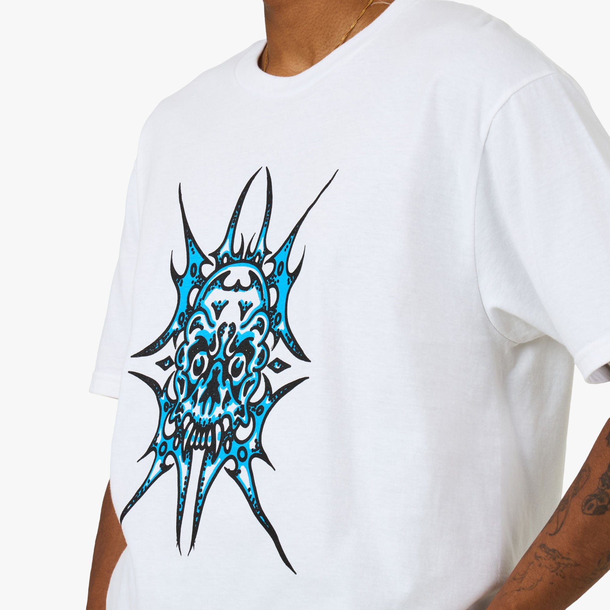 Livestock Artist Series Mitch Dixon T - Shirt White / Blue