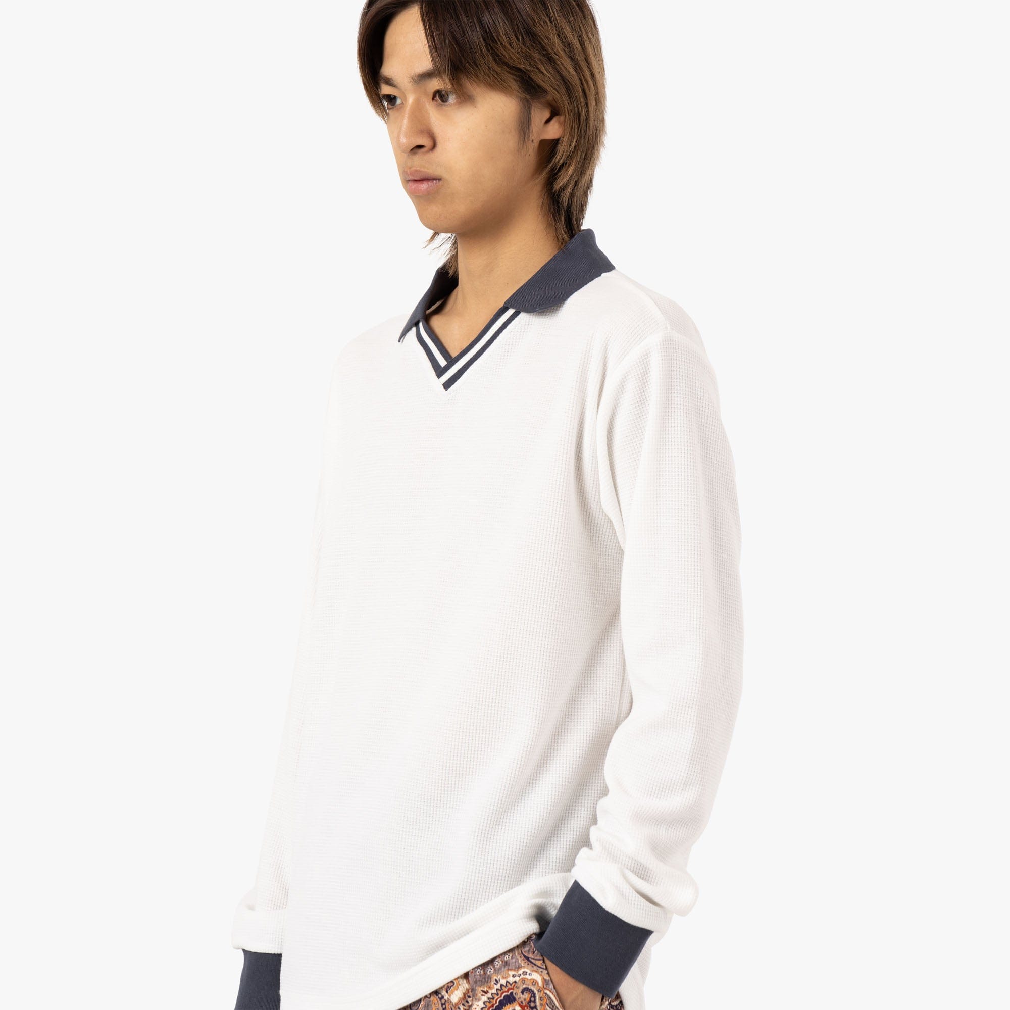 Brother Brother Keepers Thermal Polo White / Grey