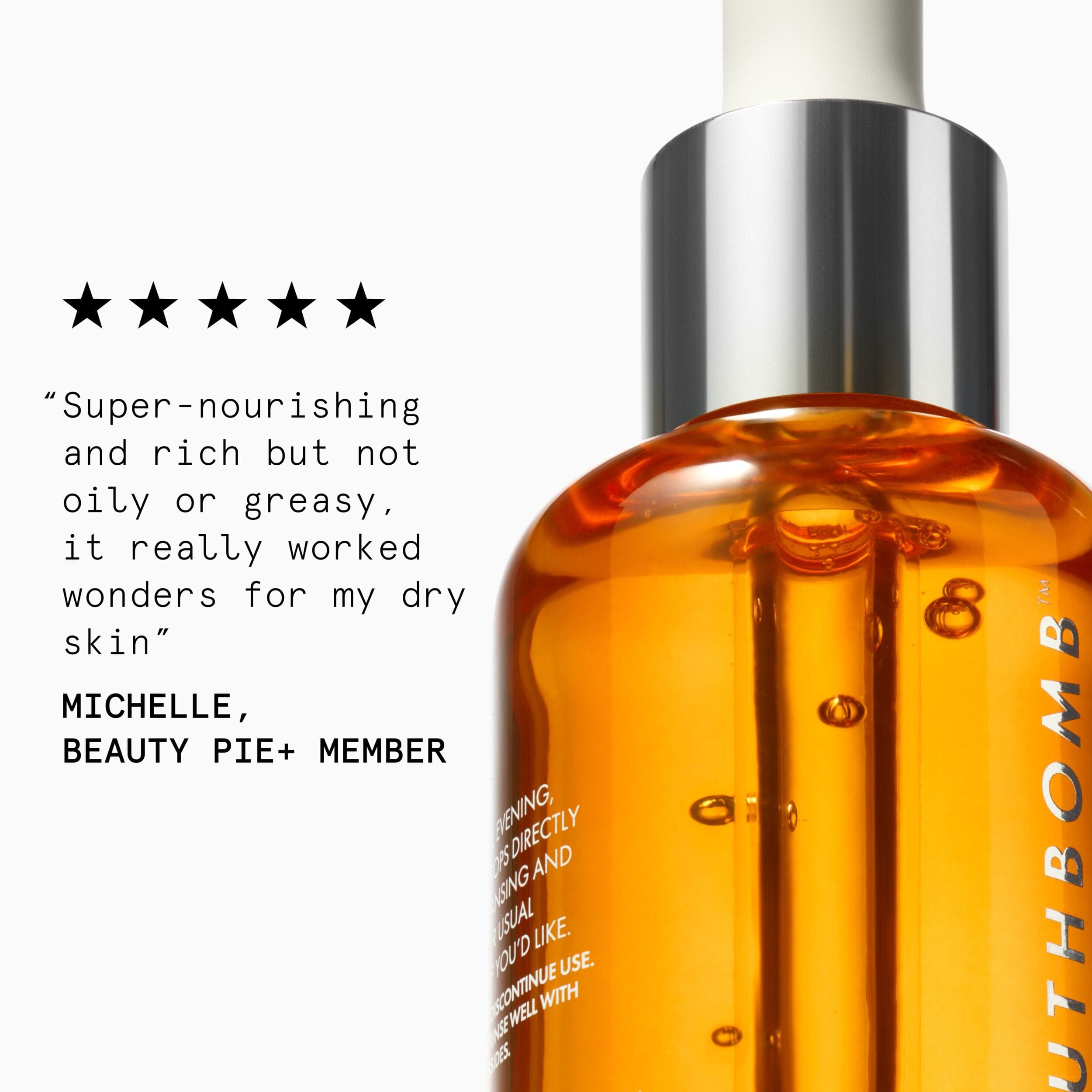Beauty Pie Youthbomb Advanced Renewal Oil With GGA, Double - Algae Complex & Skinvital4™