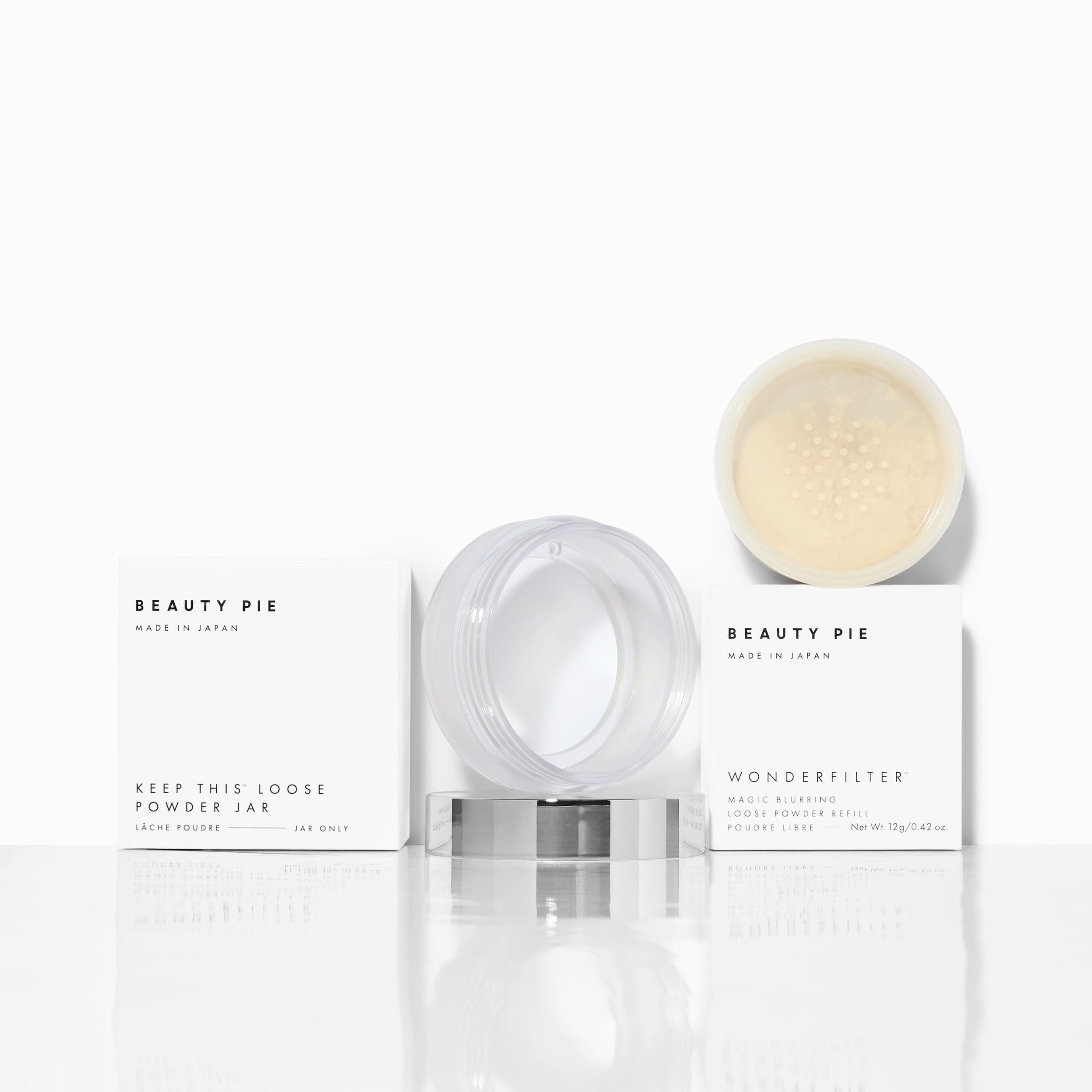 Beauty Pie Makeup Must - Haves Wonderfilter Powder Refill + Keep This Jar