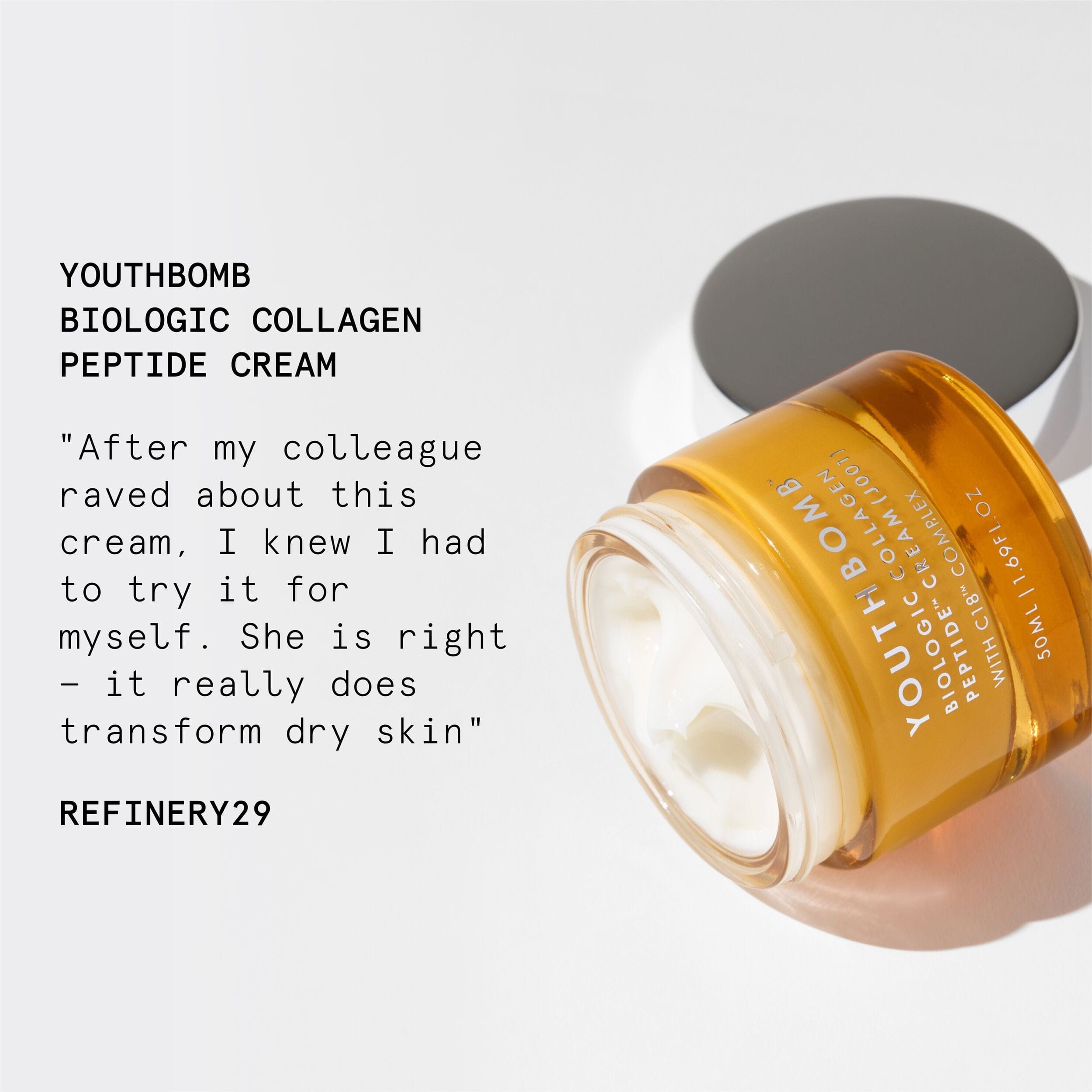 Beauty Pie Youthbomb Biologic Collagen Peptide Cream