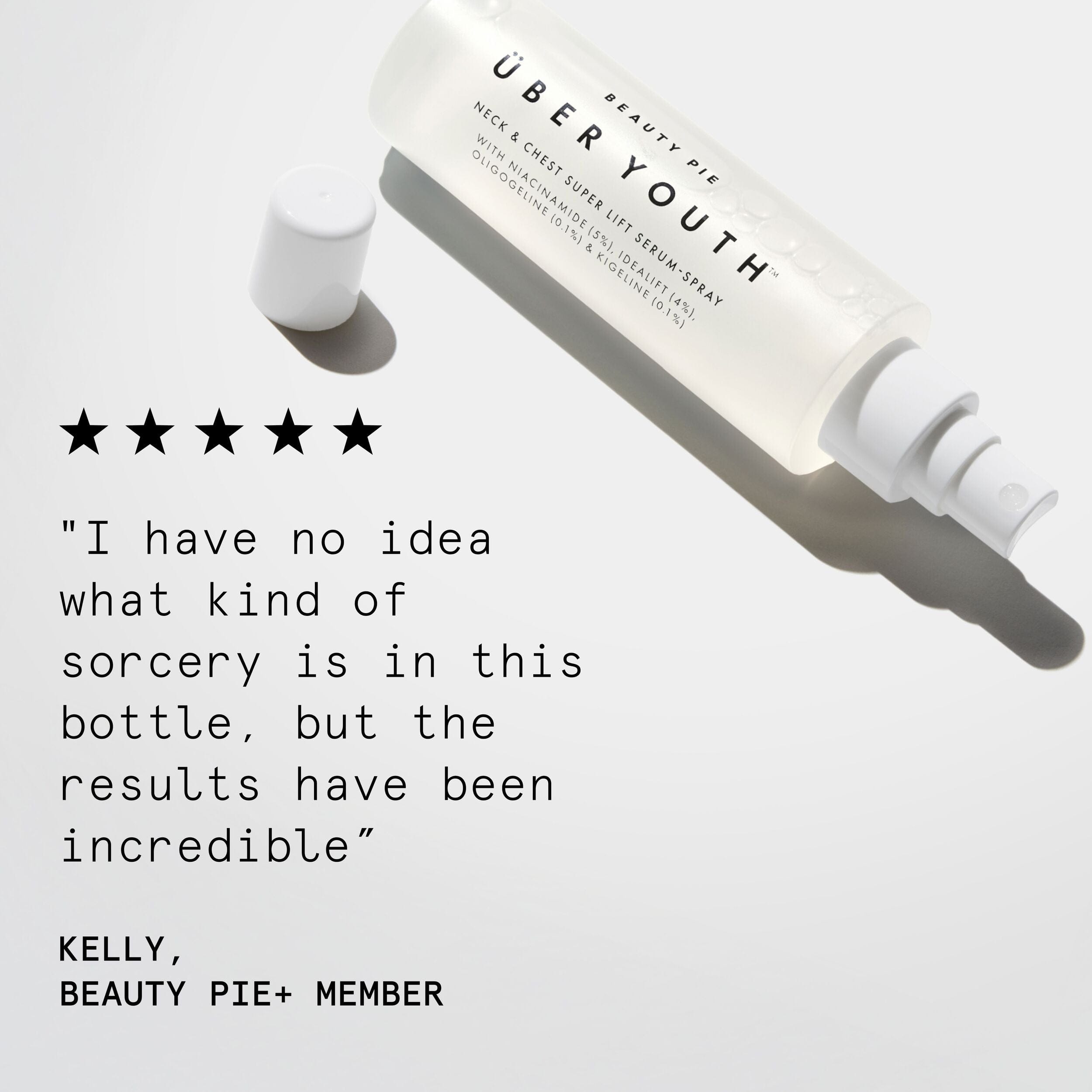 Beauty Pie Über Youth Neck & Chest Super Lift Serum - Spray
