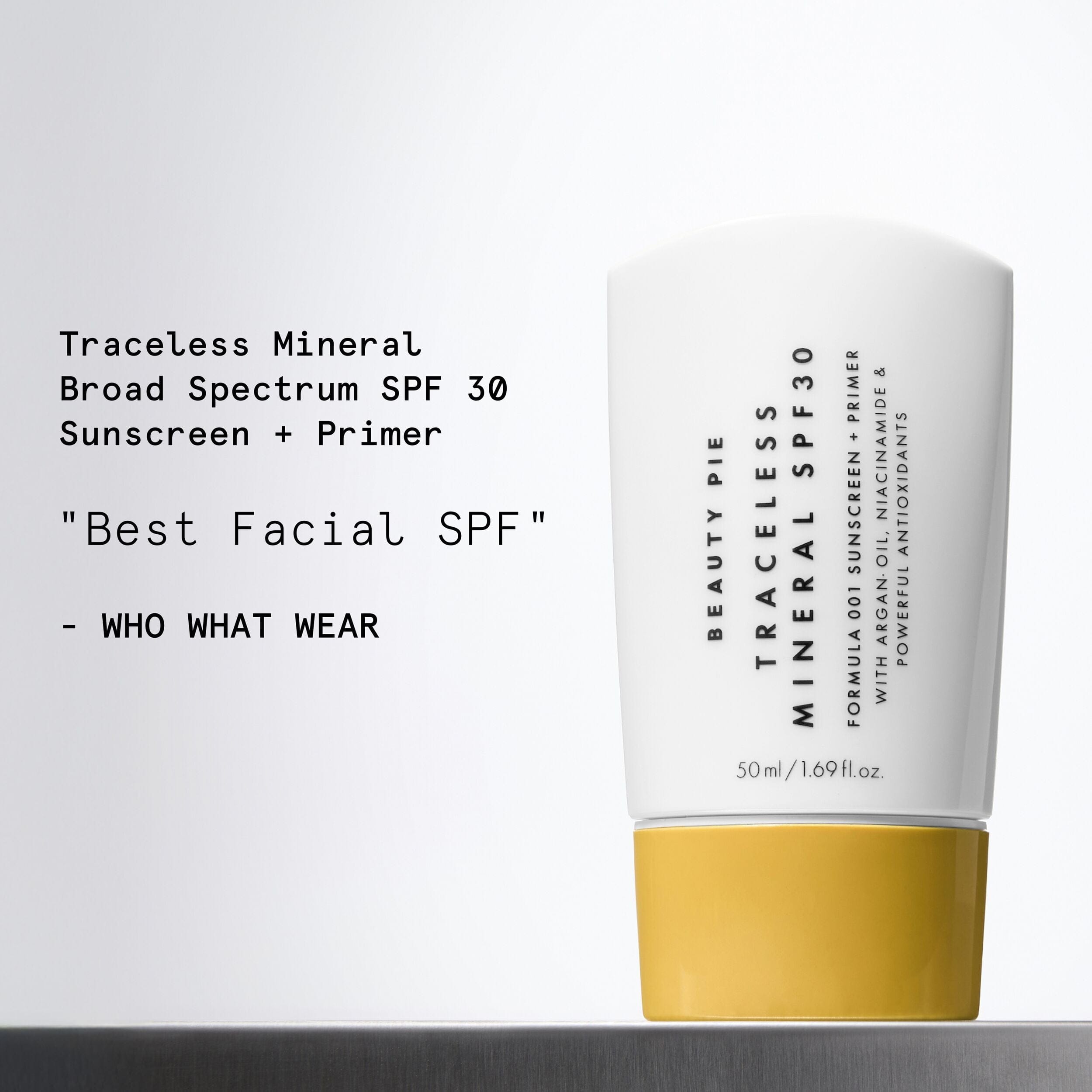Spectrum Traceless Mineral Broad Spectrum SPF 30 Sunscreen + Primer