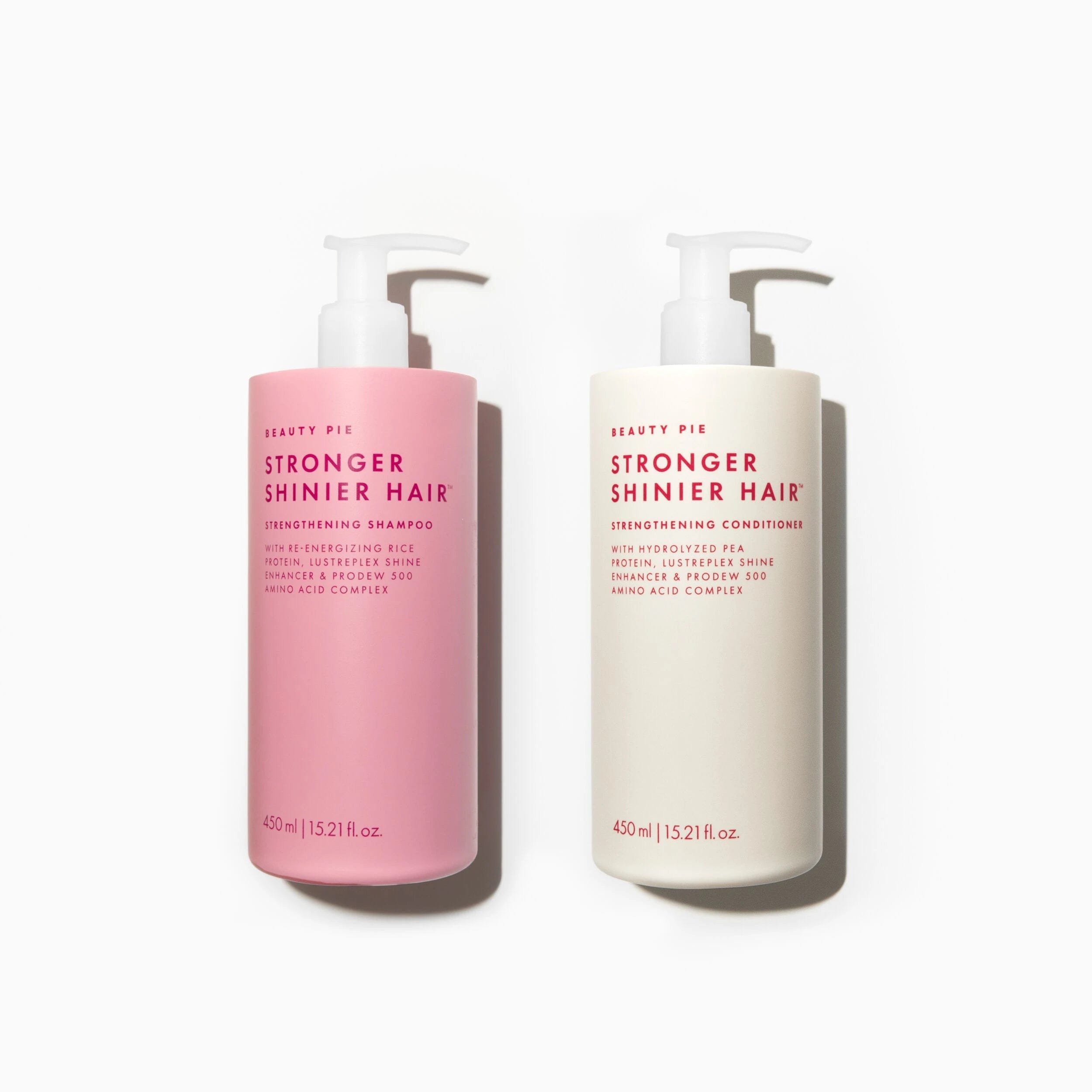DUO Stronger Shinier Hair Strengthening Shampoo & Conditioner Duo for Thin, Brittle & Damaged Hair