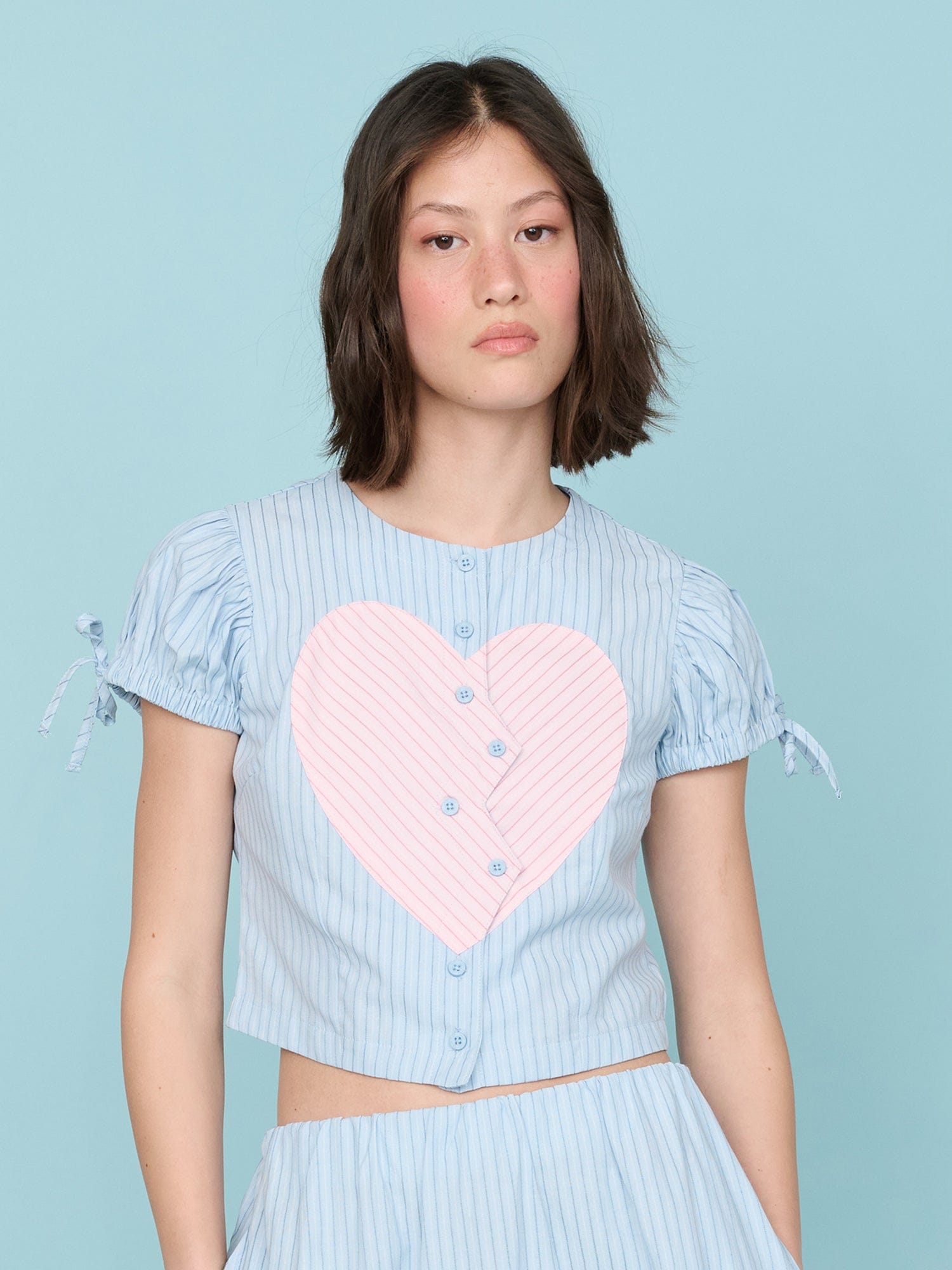 Lazy Oaf Striped Heartbreaker Shirt