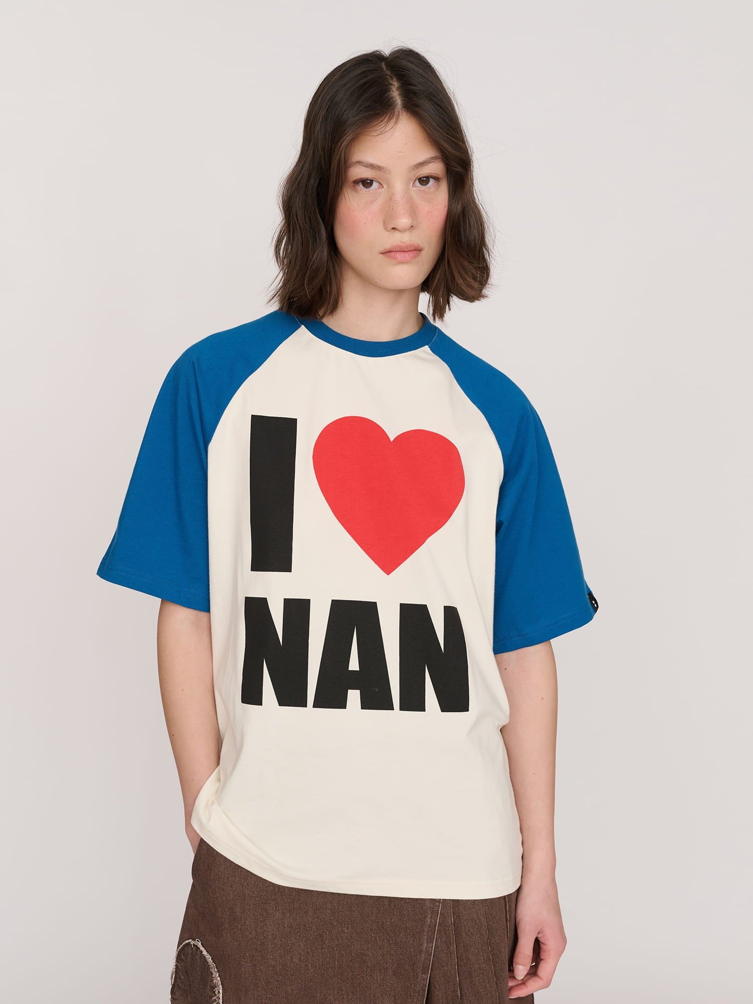 Lazy Oaf I Love Nan Raglan T - shirt