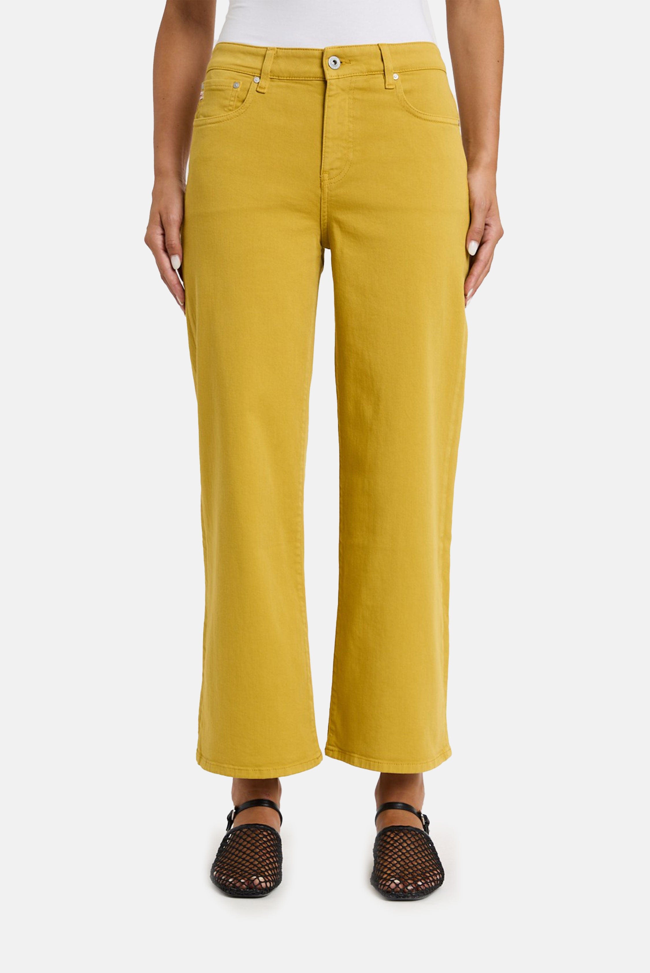 AG DENIM SAIGE WIDE LEG CROP