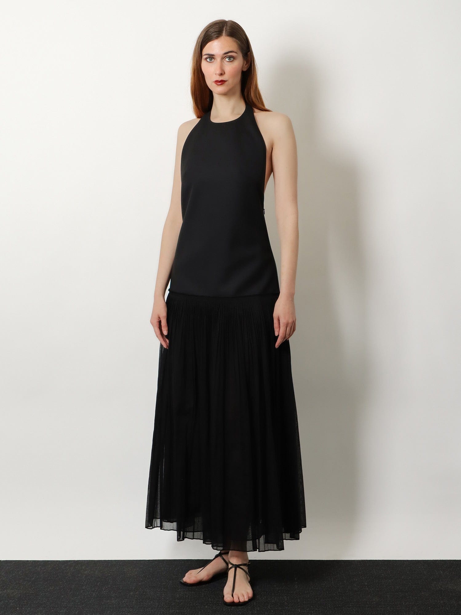 ROHE Pleated long dress