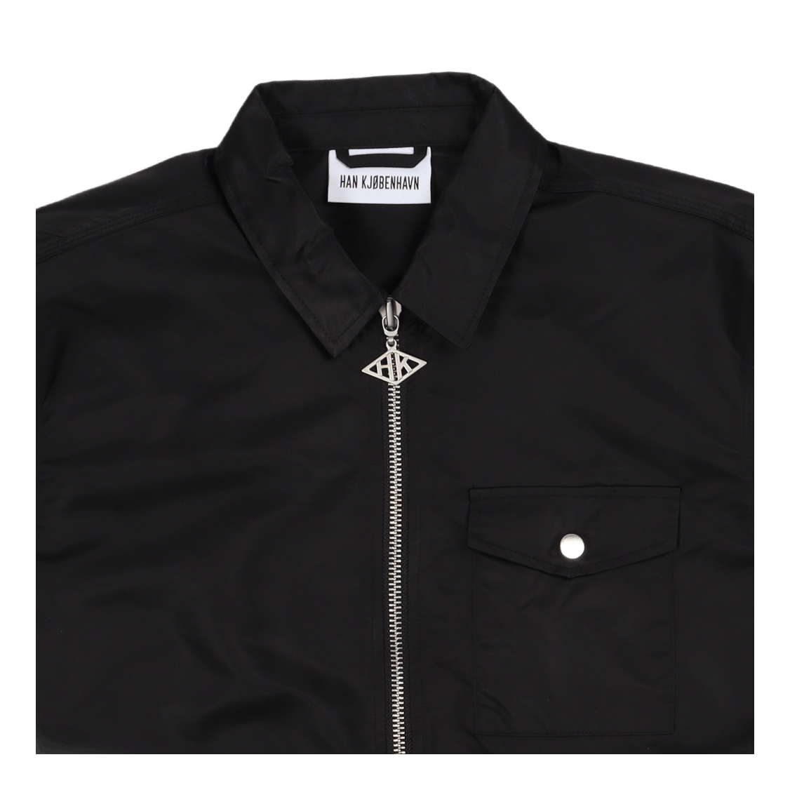 Han Kjobenhavn Army Shirt Zip Black