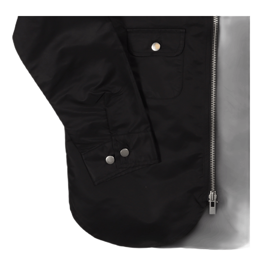 Han Kjobenhavn Army Shirt Zip Black
