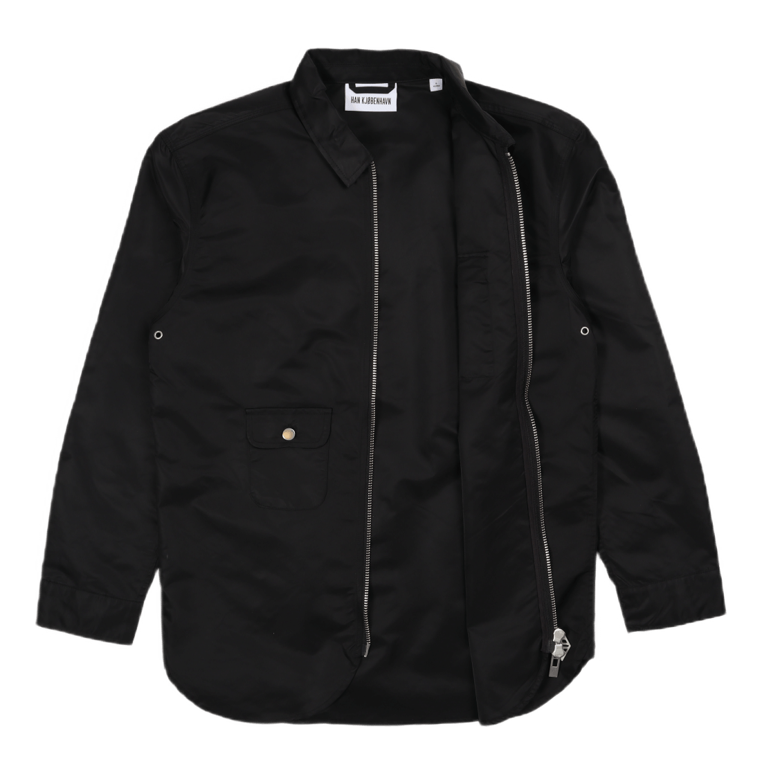 Han Kjobenhavn Army Shirt Zip Black