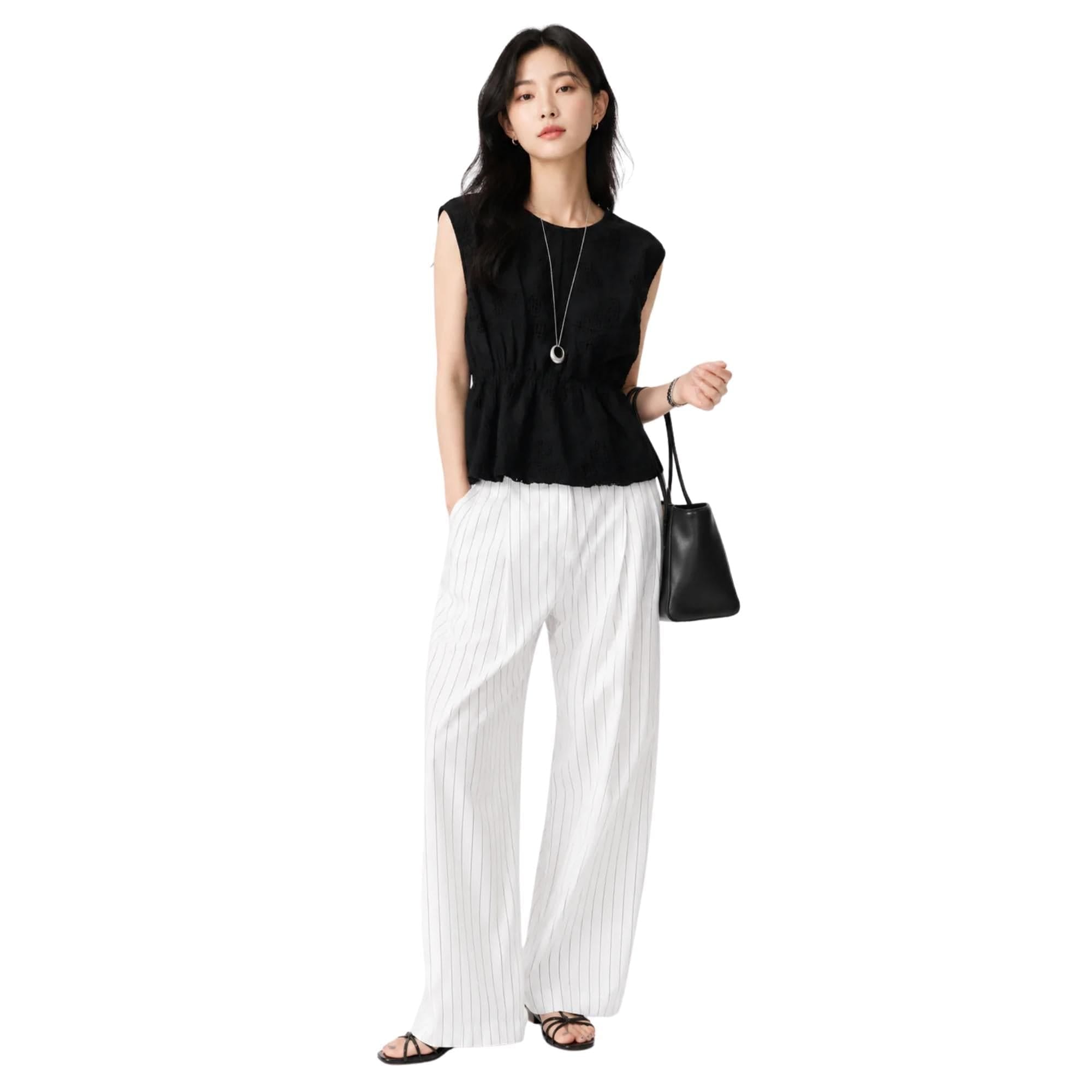 K-Fashion WIDE LEG TROUSERS (بنطلون) LIE