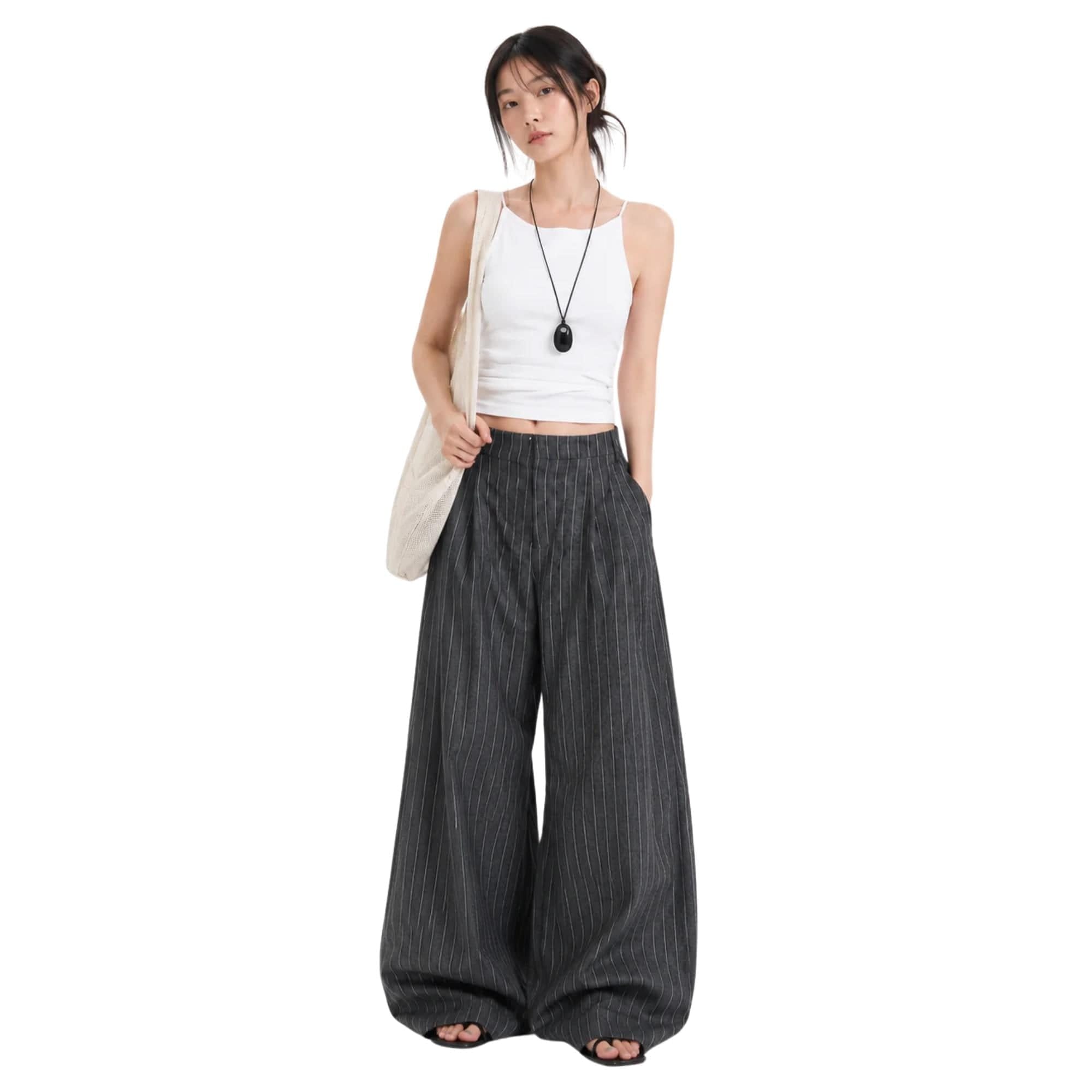 K-Fashion WIDE LEG TROUSERS (بنطلون) LIE