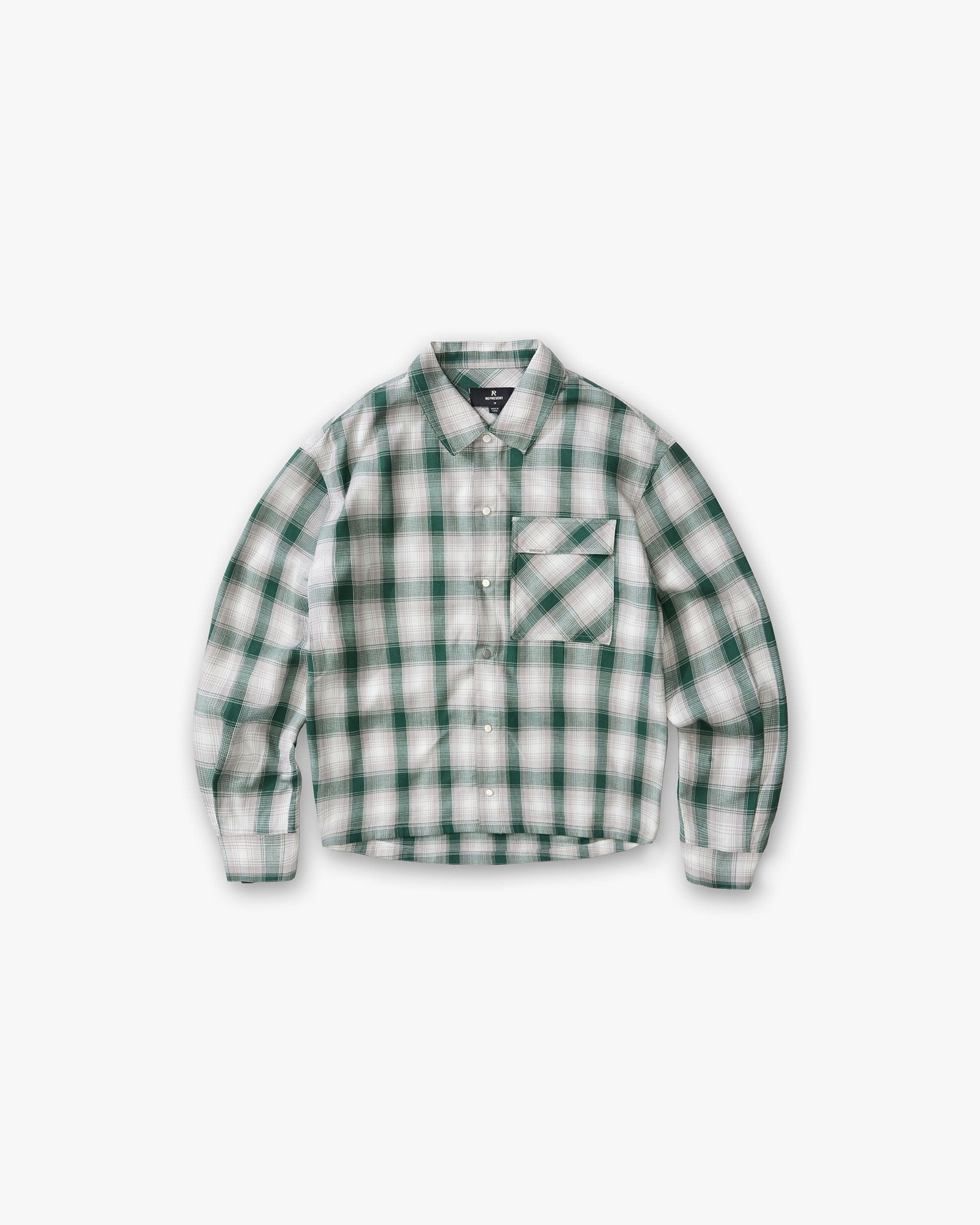 SS26 Waffle Flannel - Dark Green