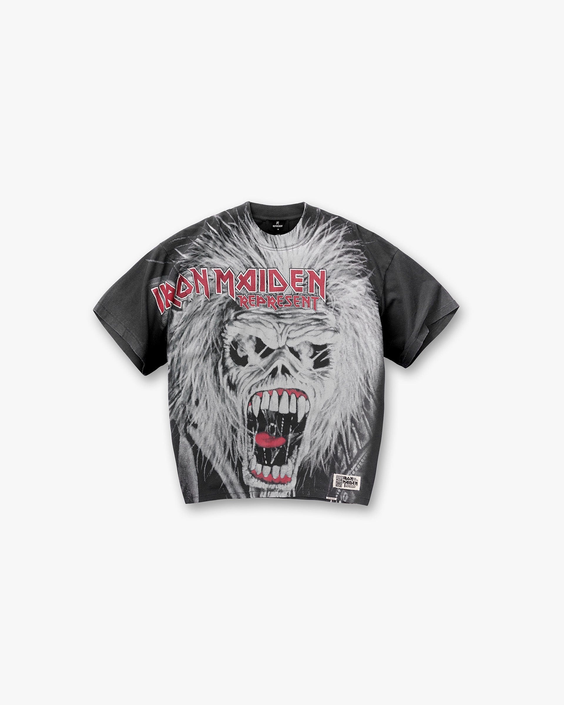 Exclusives Represent x Iron Maiden British Metal T - Shirt - Stained Brown