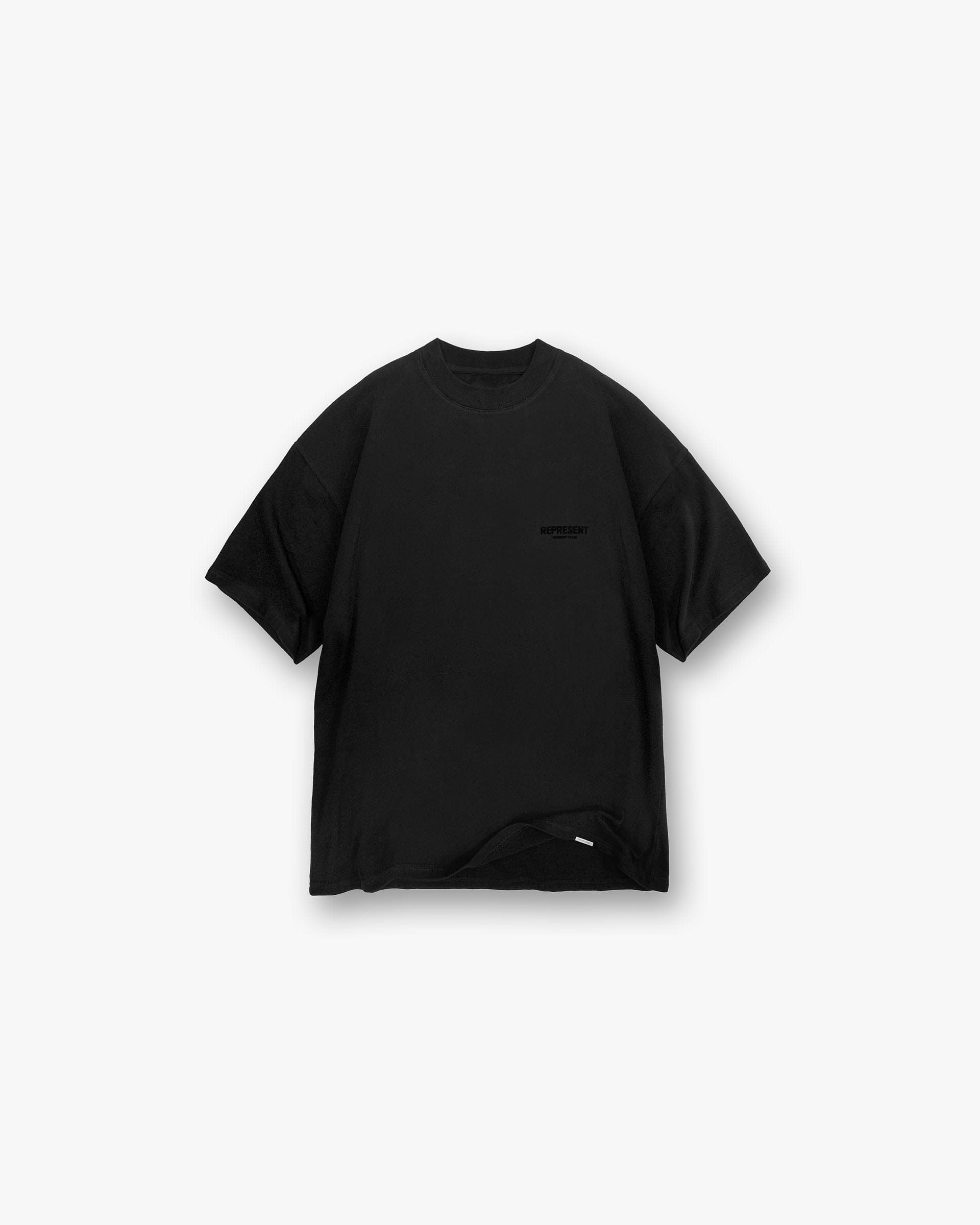 Owners Club Represent Owners Club Flocked T - Shirt - Black