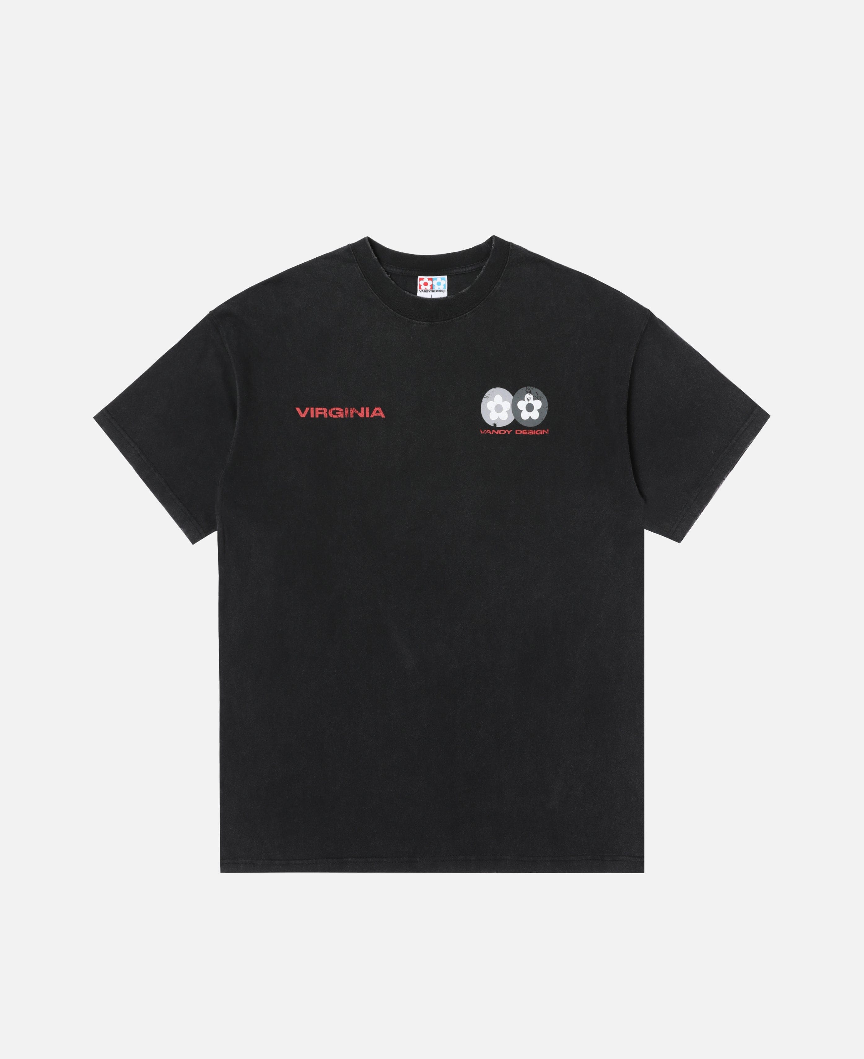 Vandy The Pink Va Classic Flower Bouquet T - Shirt (Black)
