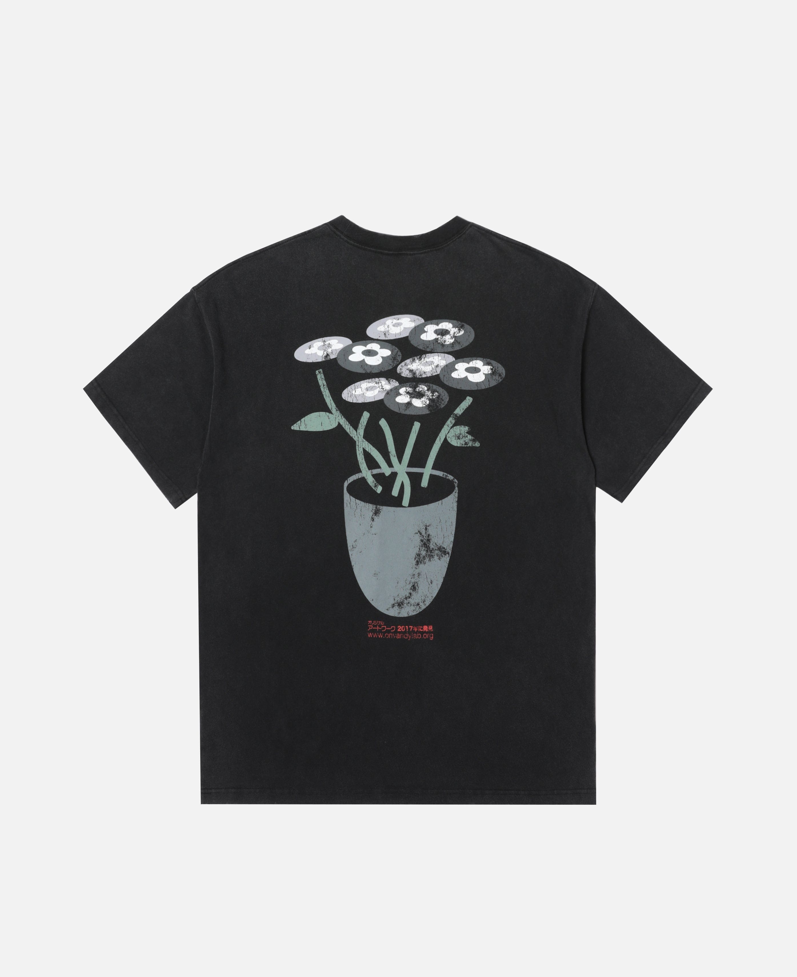 Vandy The Pink Va Classic Flower Bouquet T - Shirt (Black)