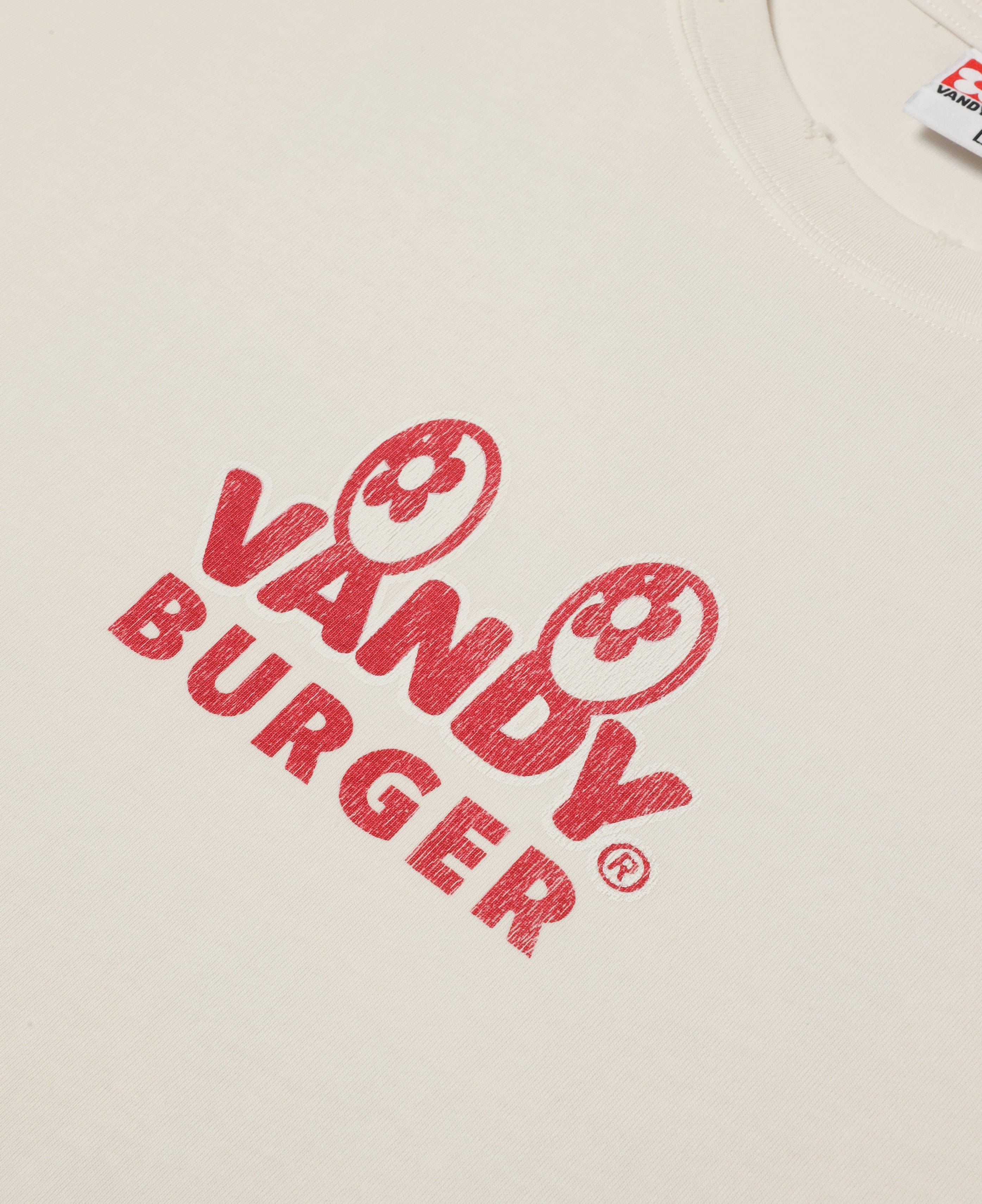 Vandy The Pink Burger Menu Eye Logo T - Shirt (White)