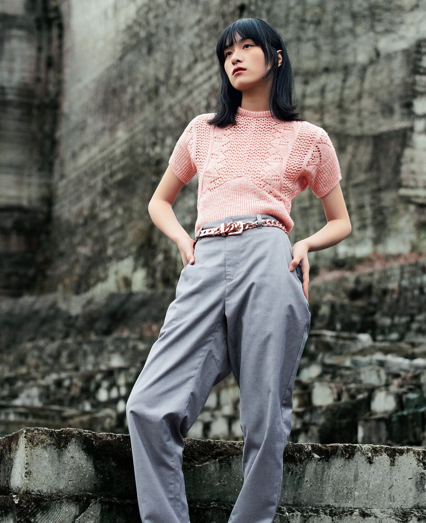 CLOT Zip Pants (Grey)