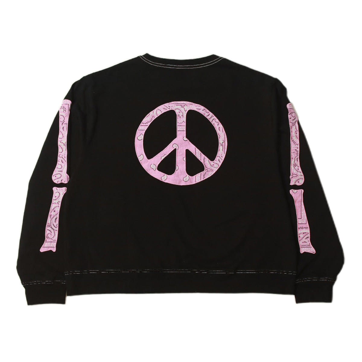 SBTG Surplus Peace & Bones L/S T-Shirt Black