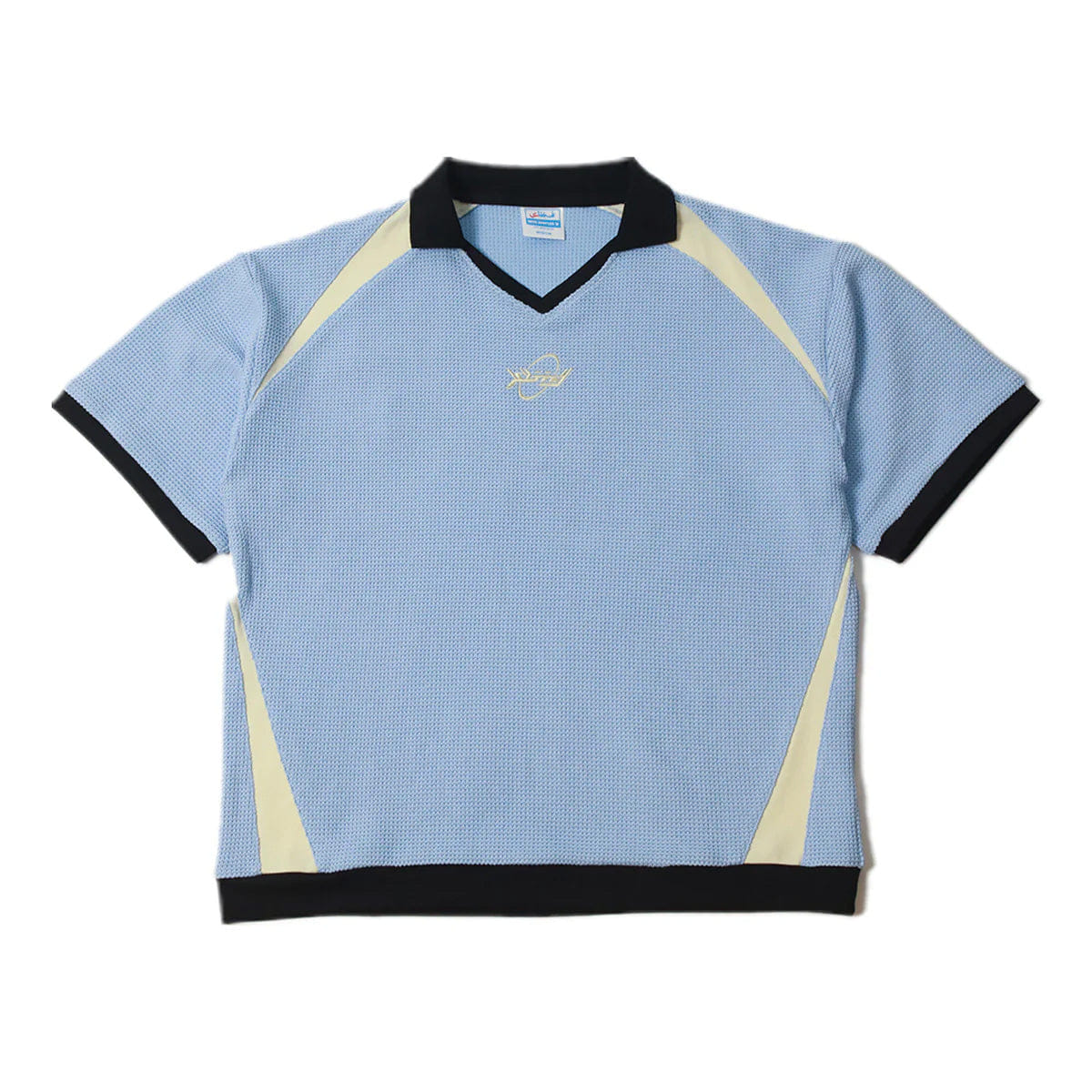 SBTG Surplus Dona Knit Soccer Jersey Sky Blue Cream
