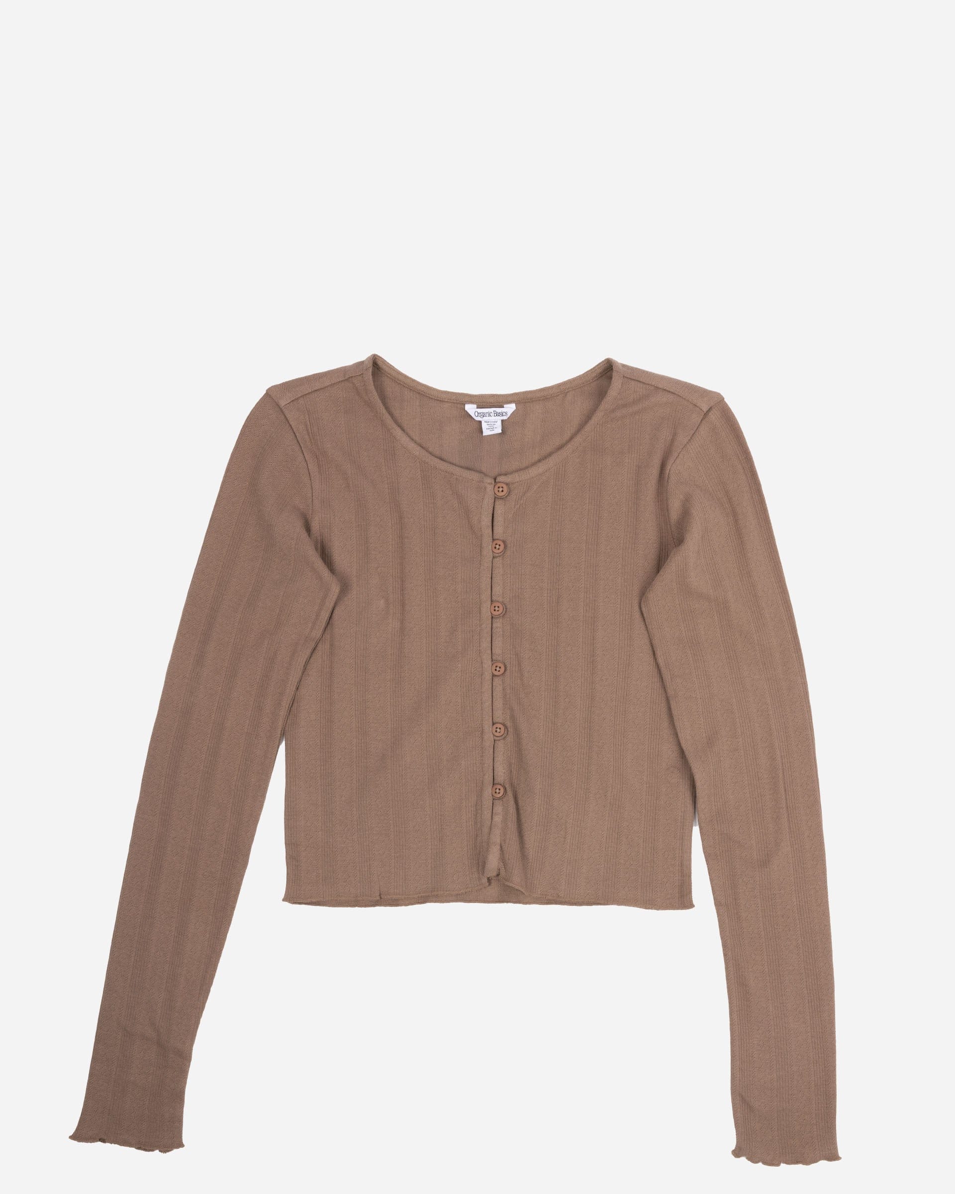 DG Organic Basics Aps Pointelle Cardigan
