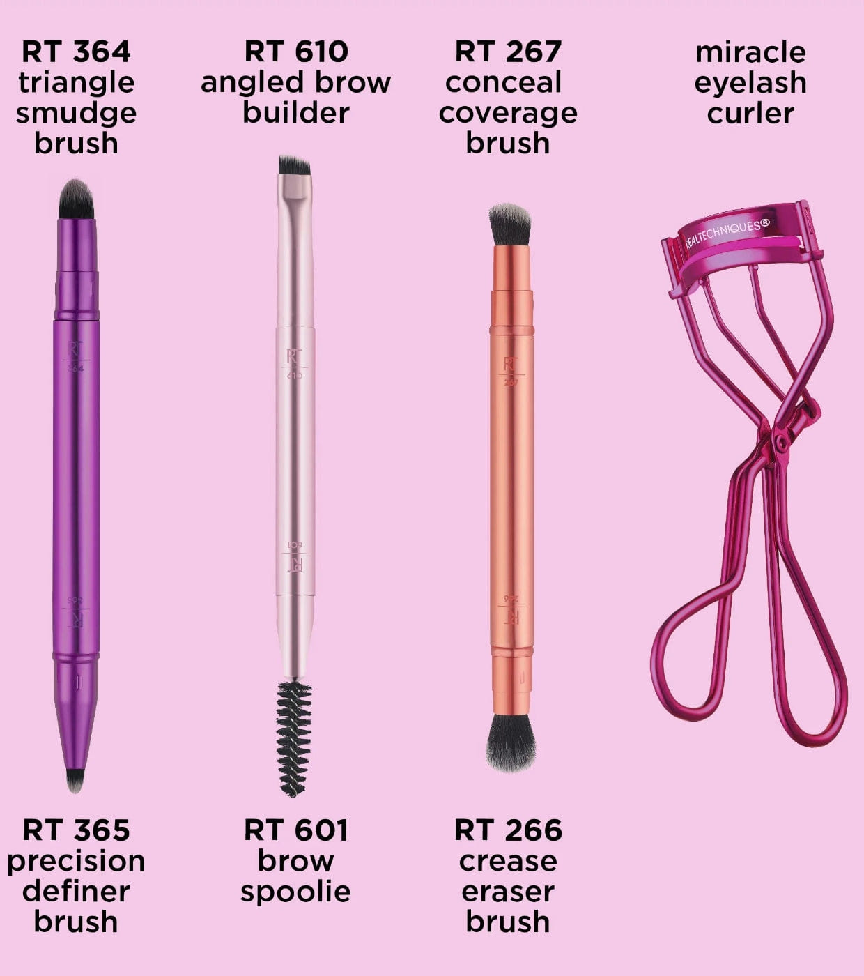 Real Techniques Double Time Brush + Lash Set