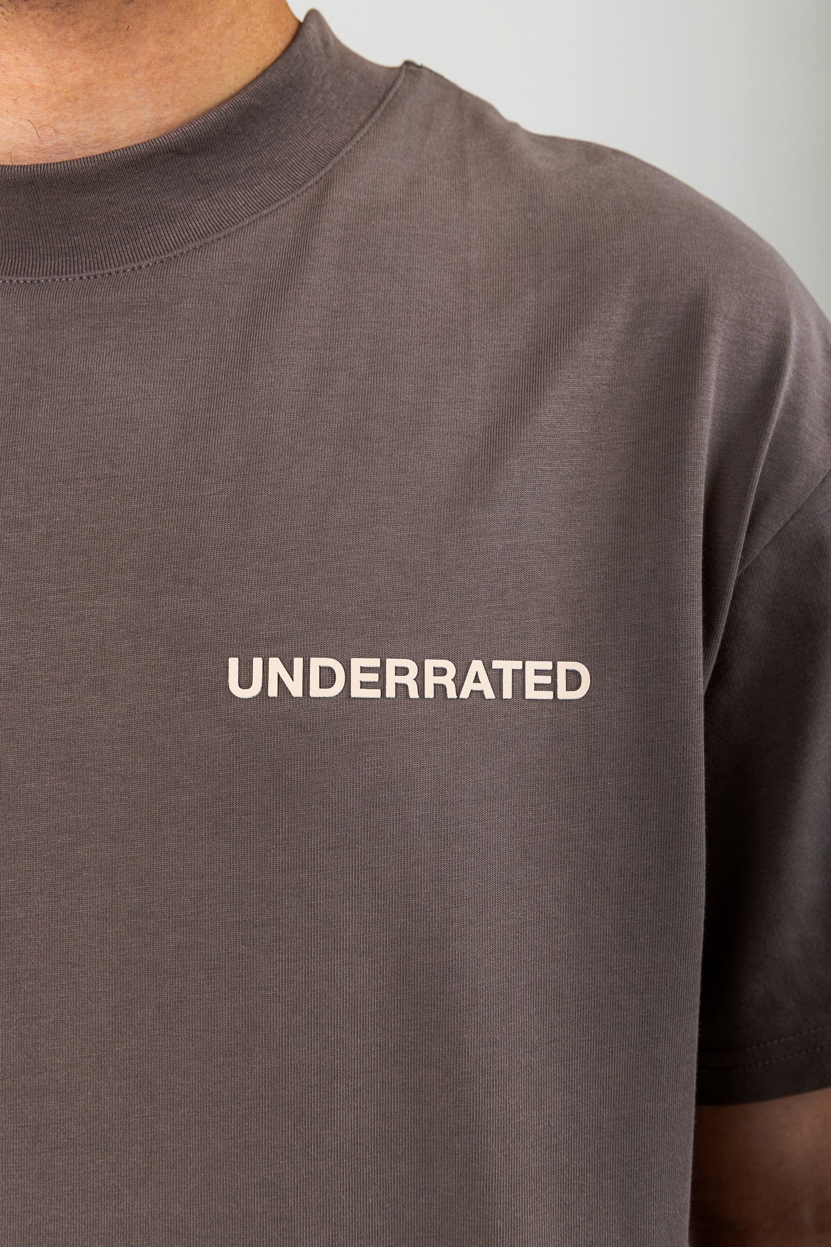 Classic UNDERRATED Classic Logo T - Shirt - Mocha