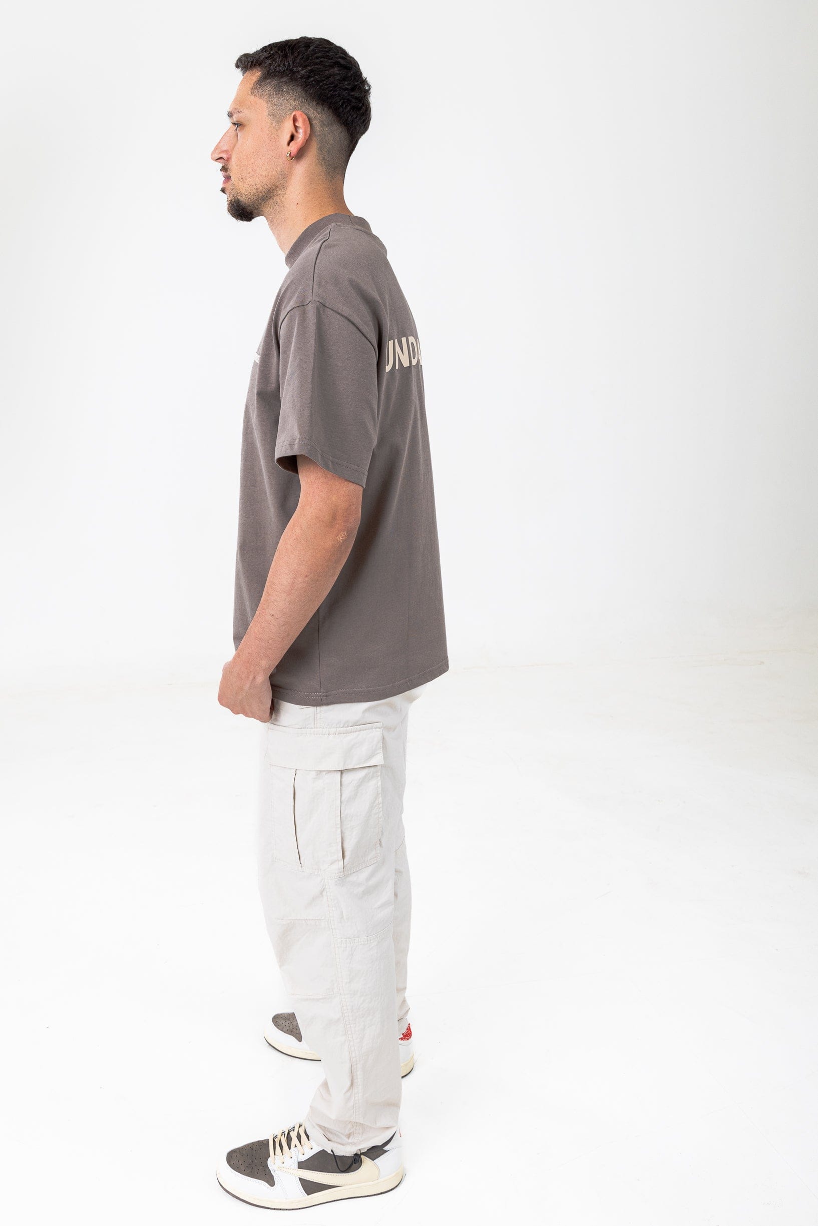 Classic UNDERRATED Classic Logo T - Shirt - Mocha