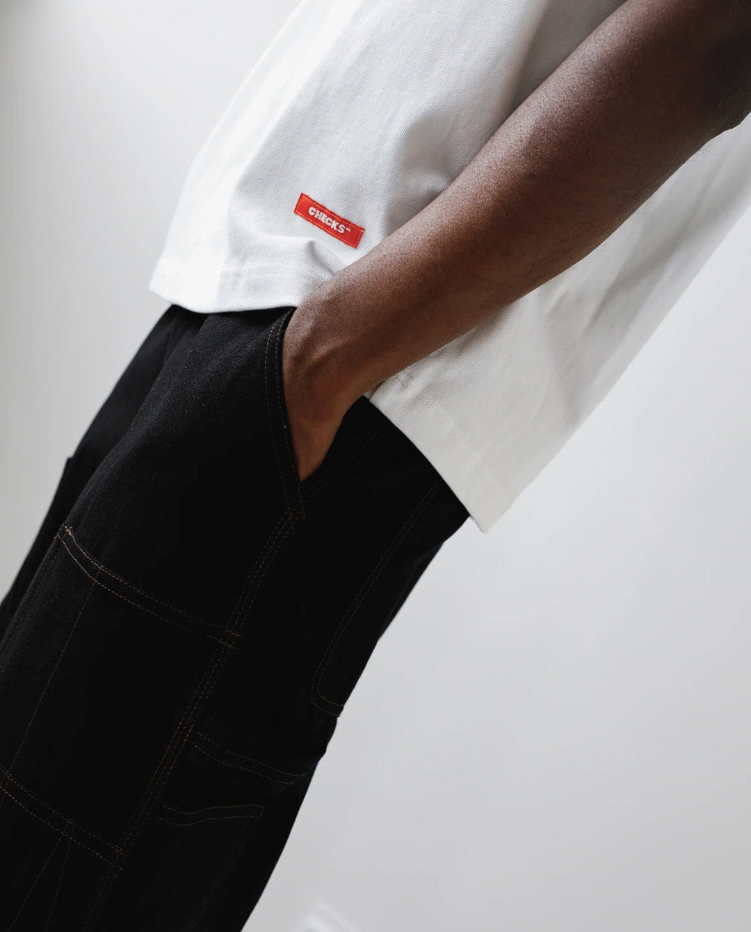 Checks Downtown - Evergreen T - Shirt - White