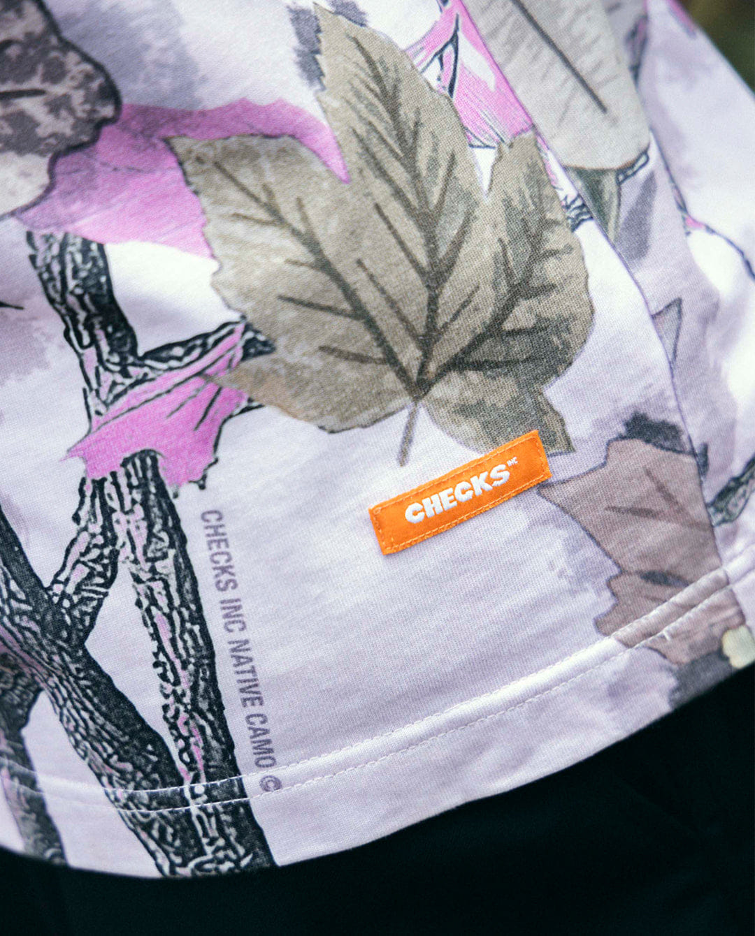 Checks Downtown - Native Camo T - Shirt - Pink
