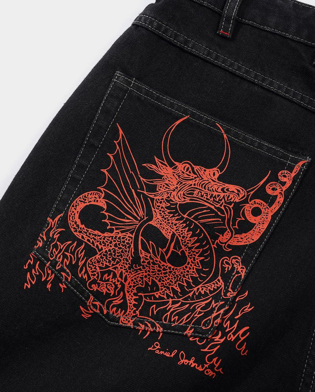 Butter Goods - Dragon Denim Shorts - Washed Black