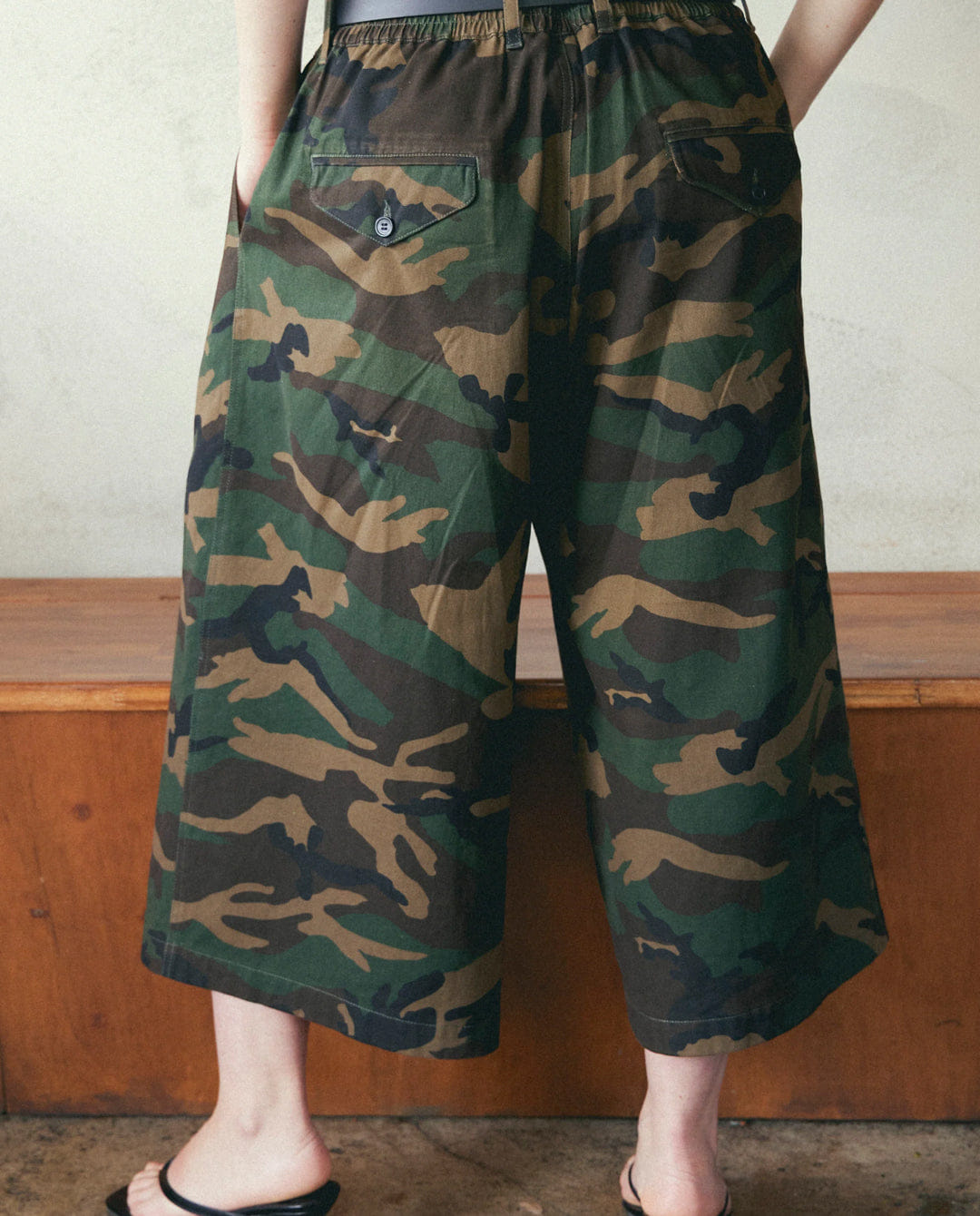 Checks Downtown - Hakama Shorts V2 - Woodland Camo